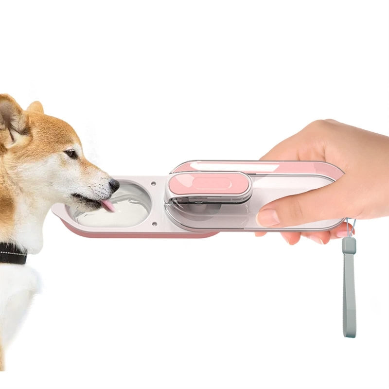 Portable Dog Water Dispenser: Leak-Proof & Foldable Water Bottle for Pets - Ideal for Outdoor Travel