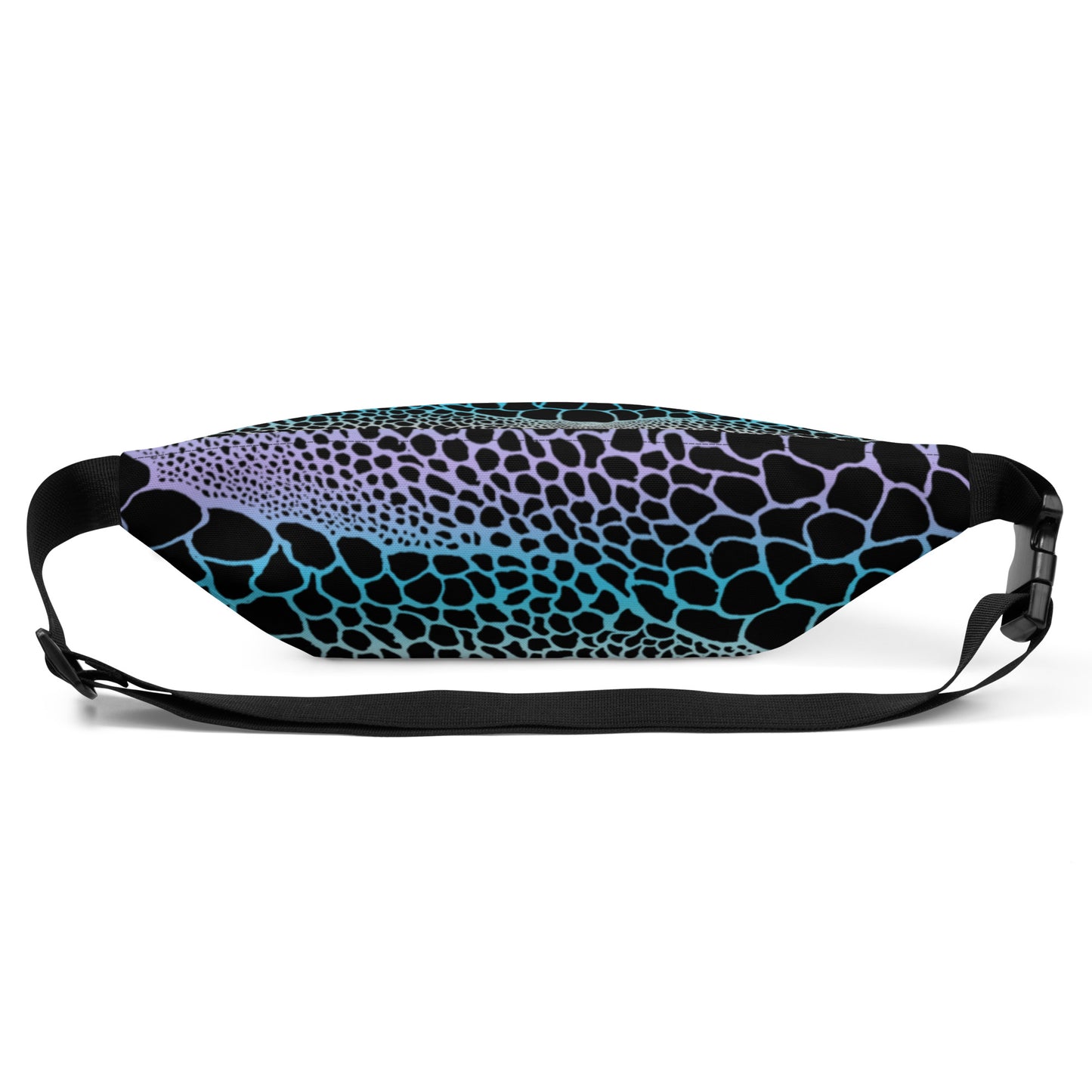 Wild Pastel Outline Fanny Pack | Colorful Organic Print | Festival Bum Bag | Belt Bag | Waist Pack | - Comfortable Culture - Fanny Packs - Comfortable Culture