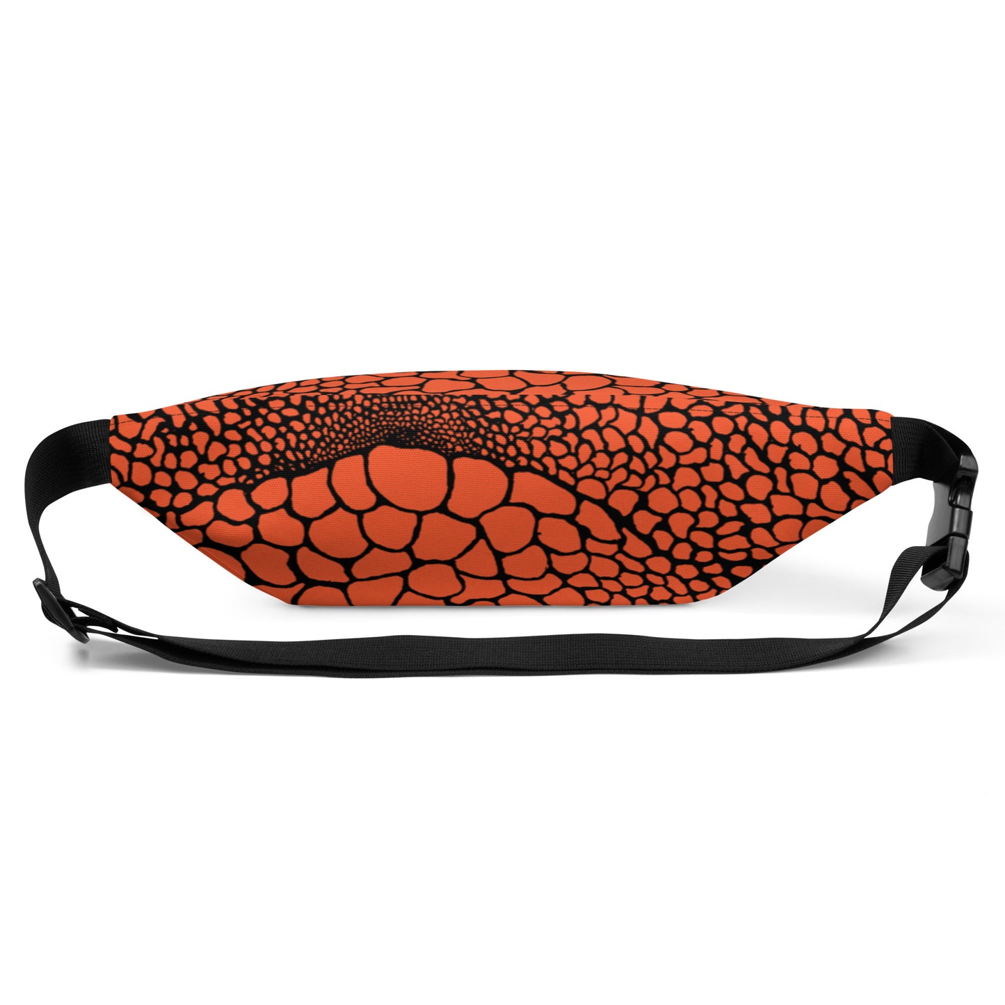 Wild Fanny Pack (Outrageous Orange) | Colorful Organic Print | Festival Bum Bag | Belt Bag | Waist Pack | - Comfortable Culture - Fanny Packs - Comfortable Culture