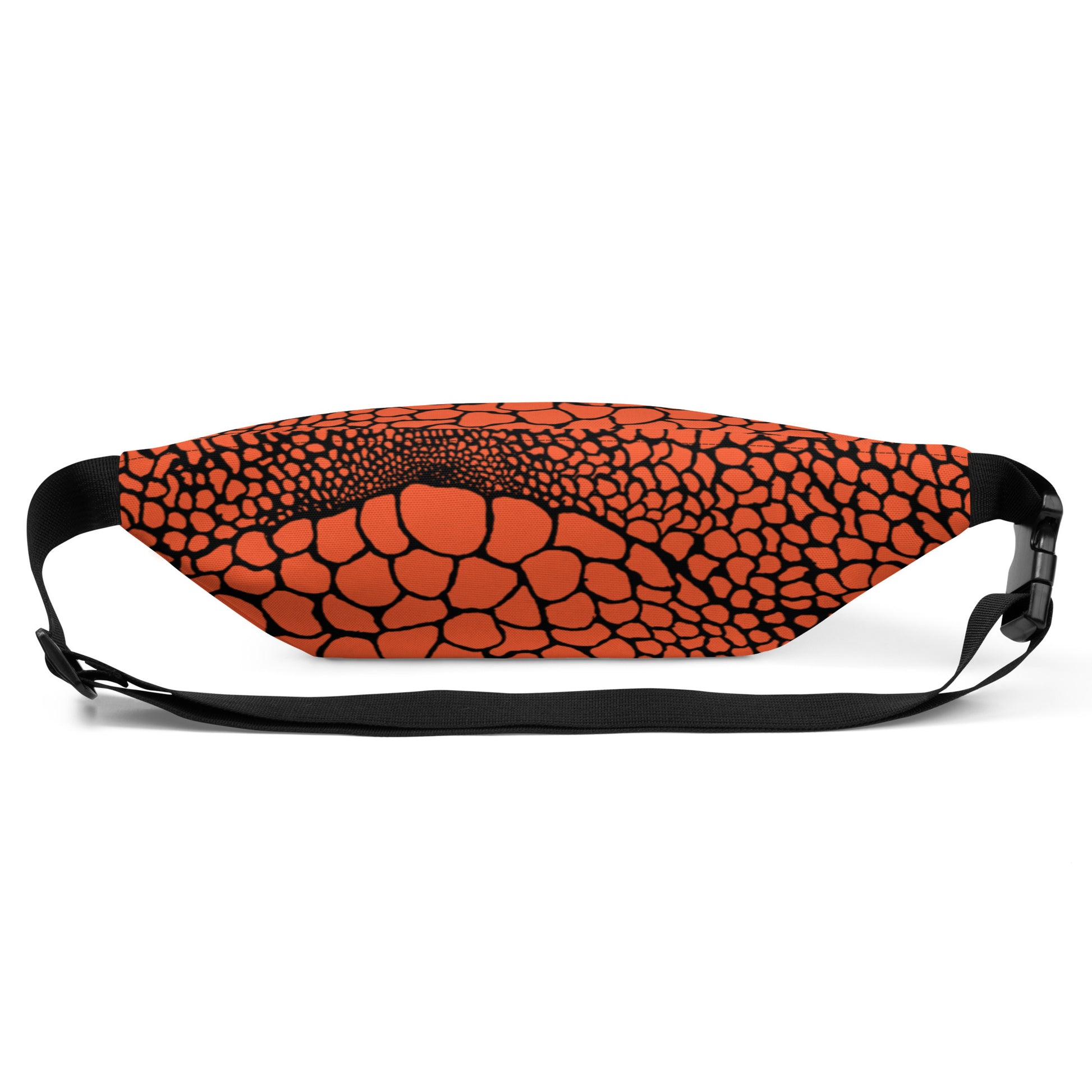 Wild Fanny Pack (Outrageous Orange) | Colorful Organic Print | Festival Bum Bag | Belt Bag | Waist Pack | - Comfortable Culture - Fanny Packs - Comfortable Culture