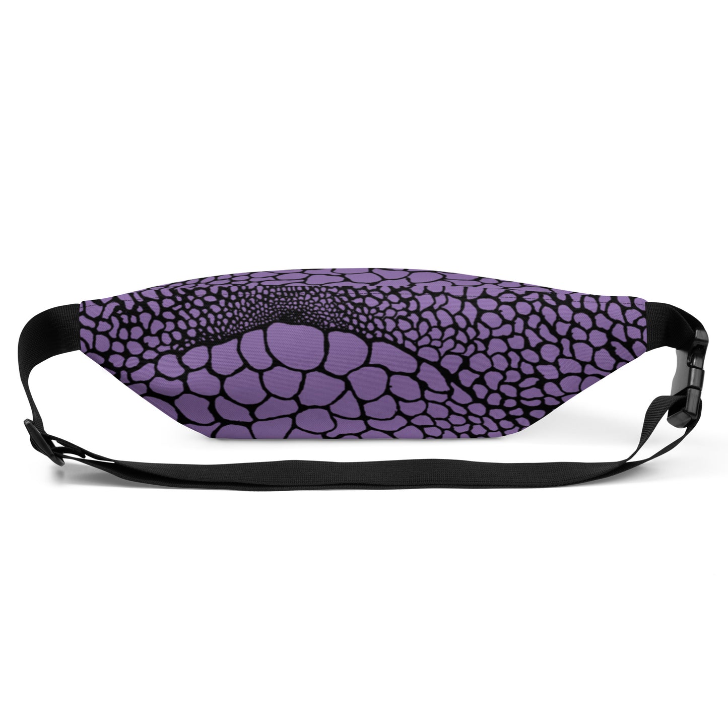 Wild Fanny Pack (Amethyst Purple) | Colorful Organic Print | Festival Bum Bag | Belt Bag | Waist Pack | - Comfortable Culture - Fanny Packs - Comfortable Culture