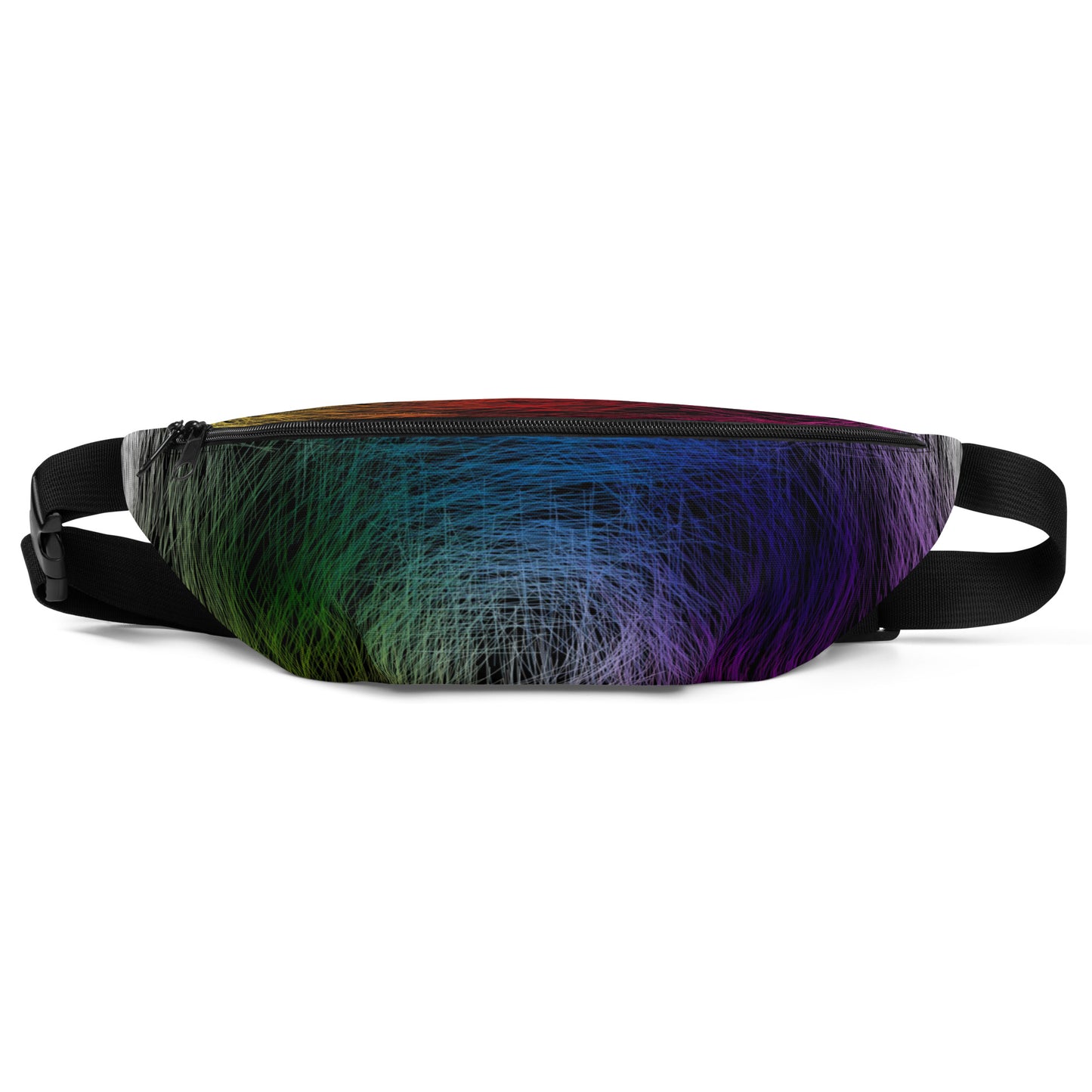 Wild Rainbow Fanny Pack | Festival Bum Bag | Belt Bag | Waist Pack | - Comfortable Culture - Fanny Packs - Comfortable Culture