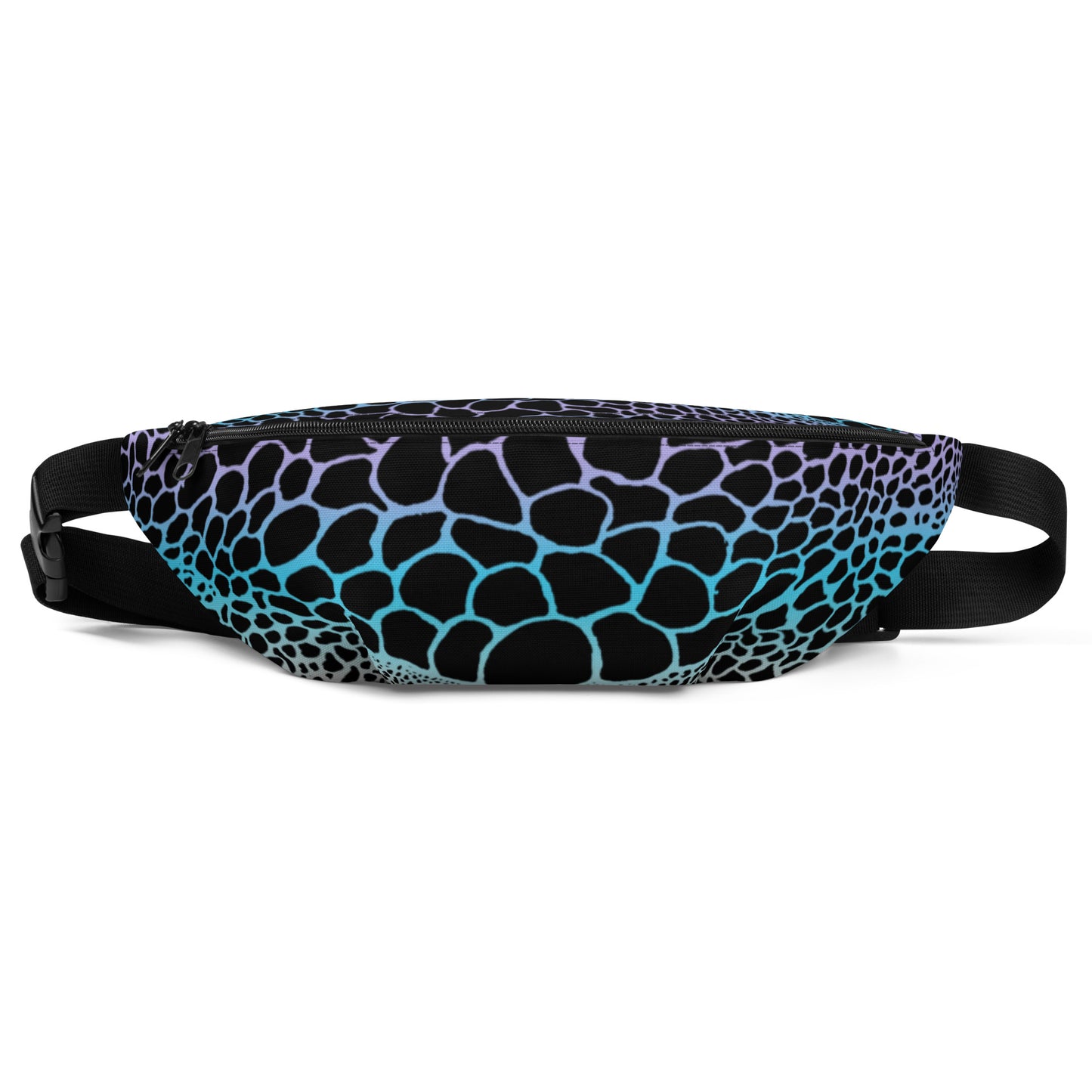 Wild Pastel Outline Fanny Pack | Colorful Organic Print | Festival Bum Bag | Belt Bag | Waist Pack | - Comfortable Culture - S/M - Fanny Packs - Comfortable Culture