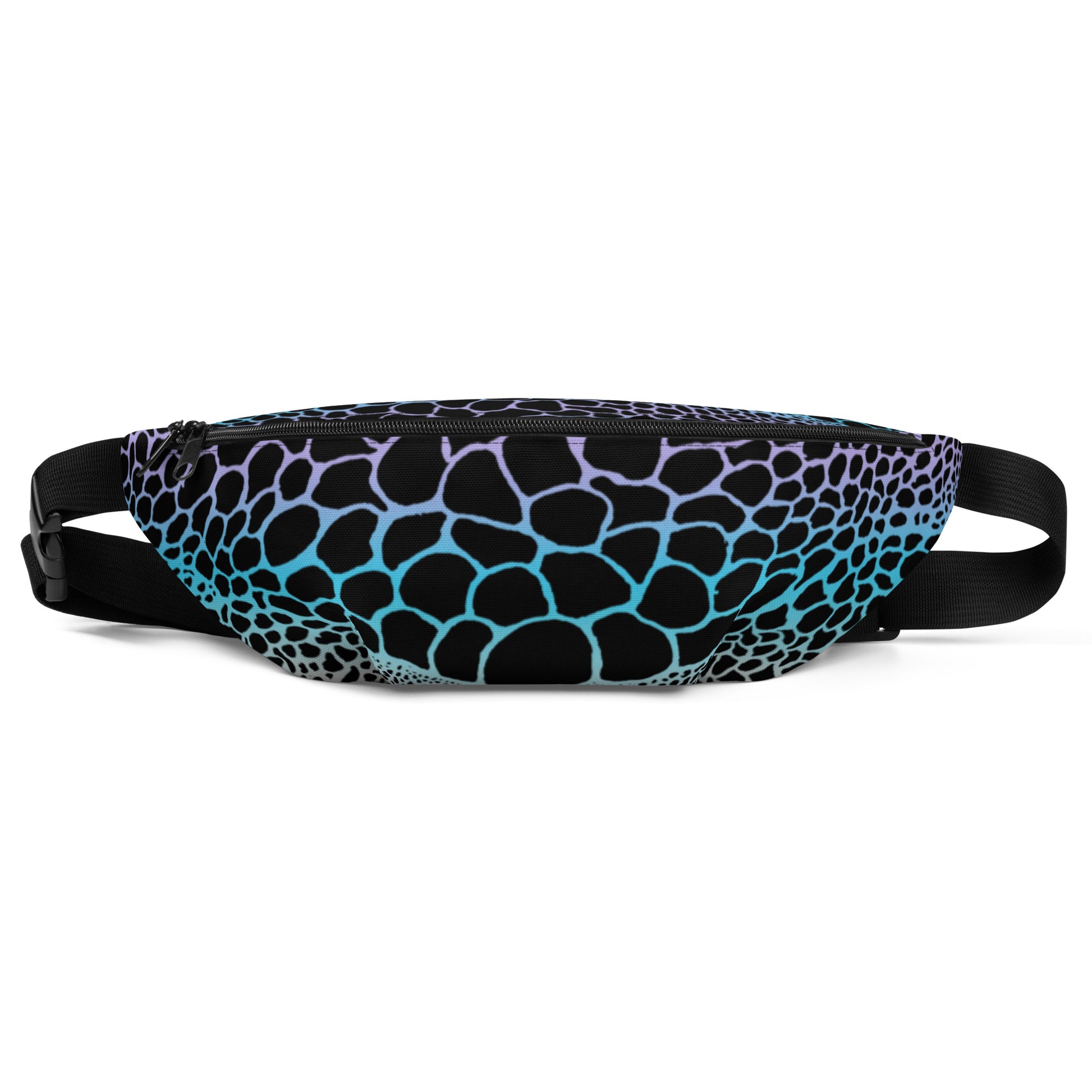 Wild Pastel Outline Fanny Pack | Colorful Organic Print | Festival Bum Bag | Belt Bag | Waist Pack | - Comfortable Culture - S/M - Fanny Packs - Comfortable Culture