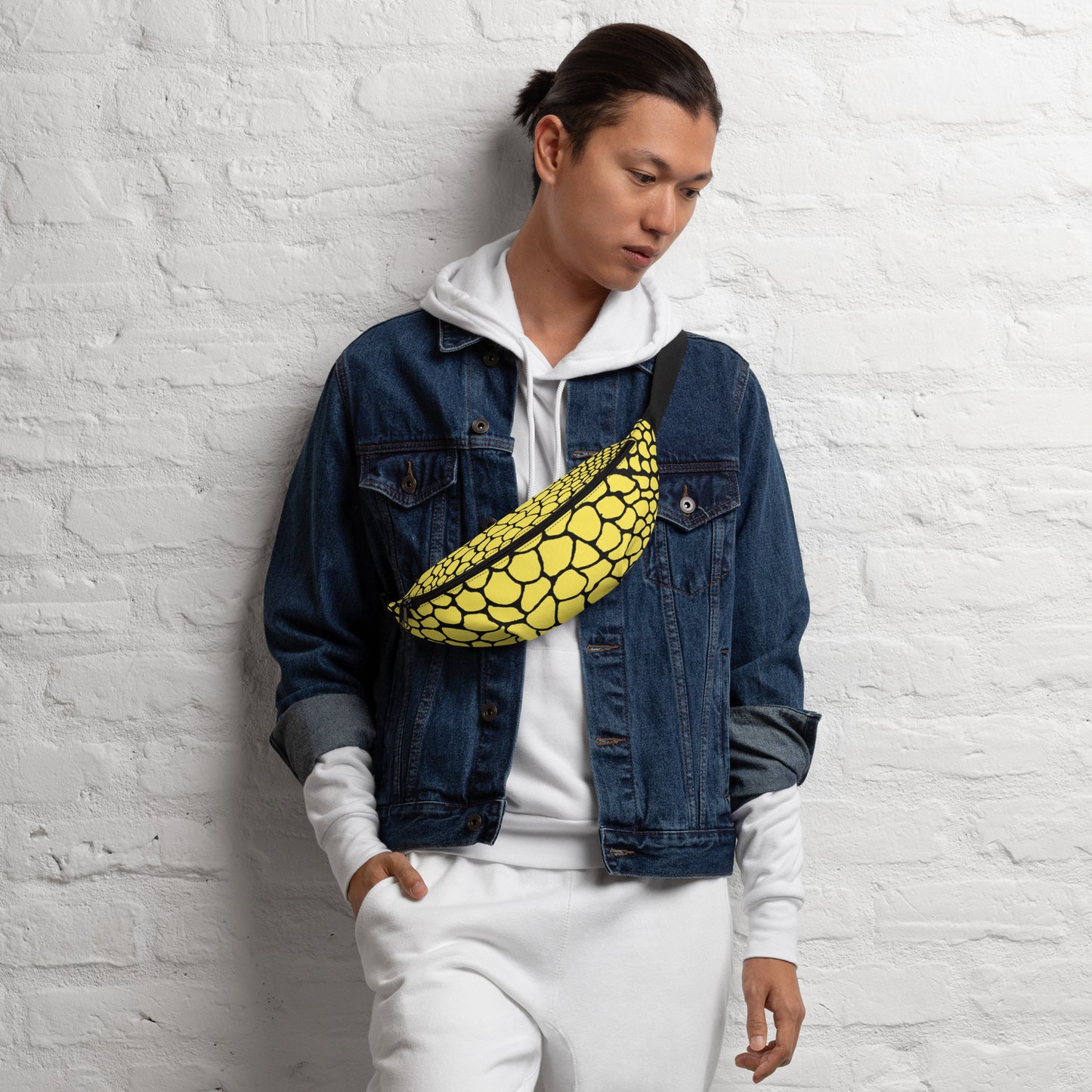 Wild Fanny Pack (Paris Daisy Yellow) | Colorful Organic Print | Festival Bum Bag | Belt Bag | Waist Pack | - Comfortable Culture - Fanny Packs - Comfortable Culture