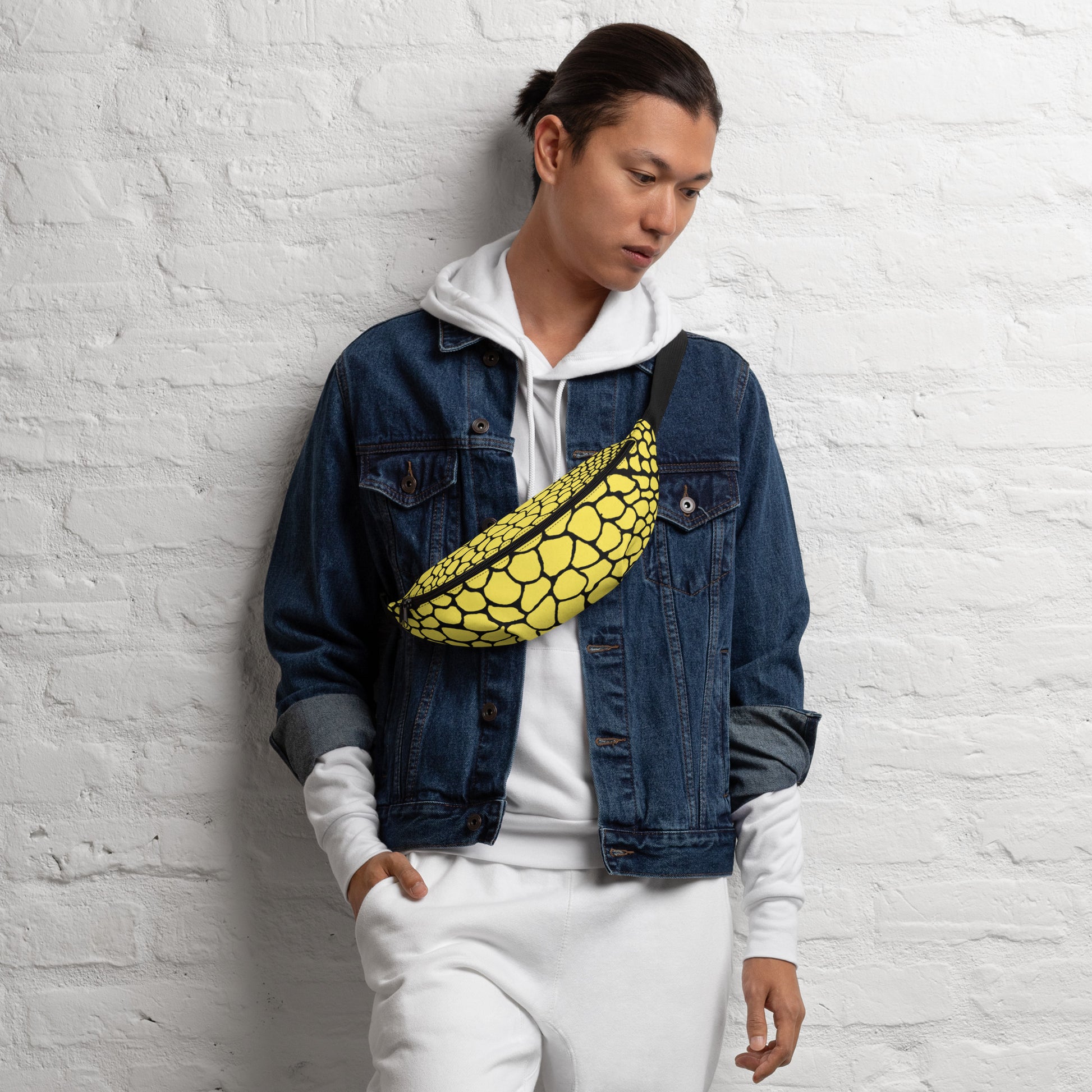 Wild Fanny Pack (Paris Daisy Yellow) | Colorful Organic Print | Festival Bum Bag | Belt Bag | Waist Pack | - Comfortable Culture - Fanny Packs - Comfortable Culture