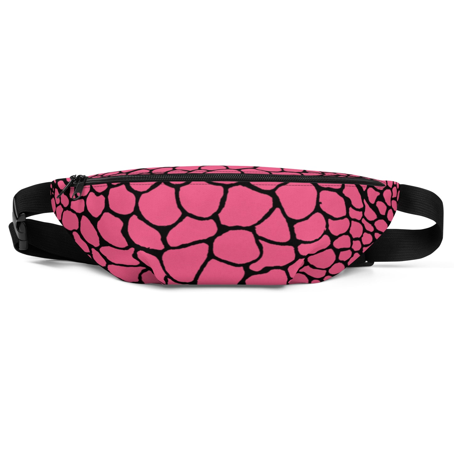 Wild Fanny Pack (Brink Pink) | Colorful Organic Print | Festival Bum Bag | Belt Bag | Waist Pack | - Comfortable Culture - Fanny Packs - Comfortable Culture