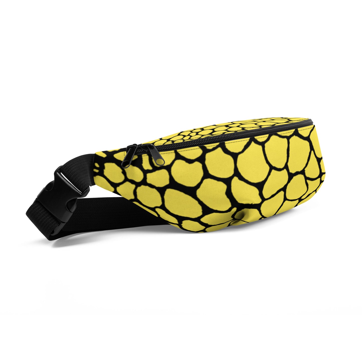 Wild Fanny Pack (Paris Daisy Yellow) | Colorful Organic Print | Festival Bum Bag | Belt Bag | Waist Pack | - Comfortable Culture - Fanny Packs - Comfortable Culture