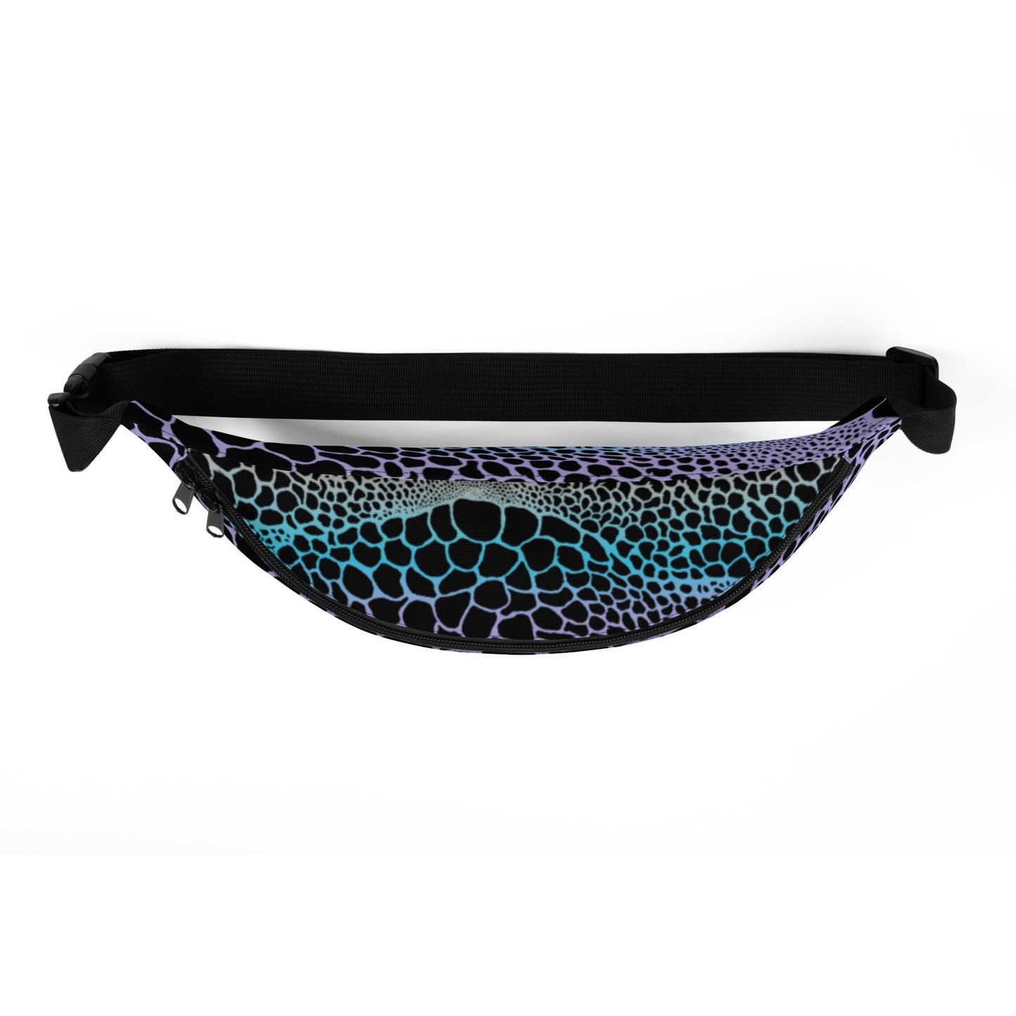 Wild Pastel Outline Fanny Pack | Colorful Organic Print | Festival Bum Bag | Belt Bag | Waist Pack | - Comfortable Culture - Fanny Packs - Comfortable Culture