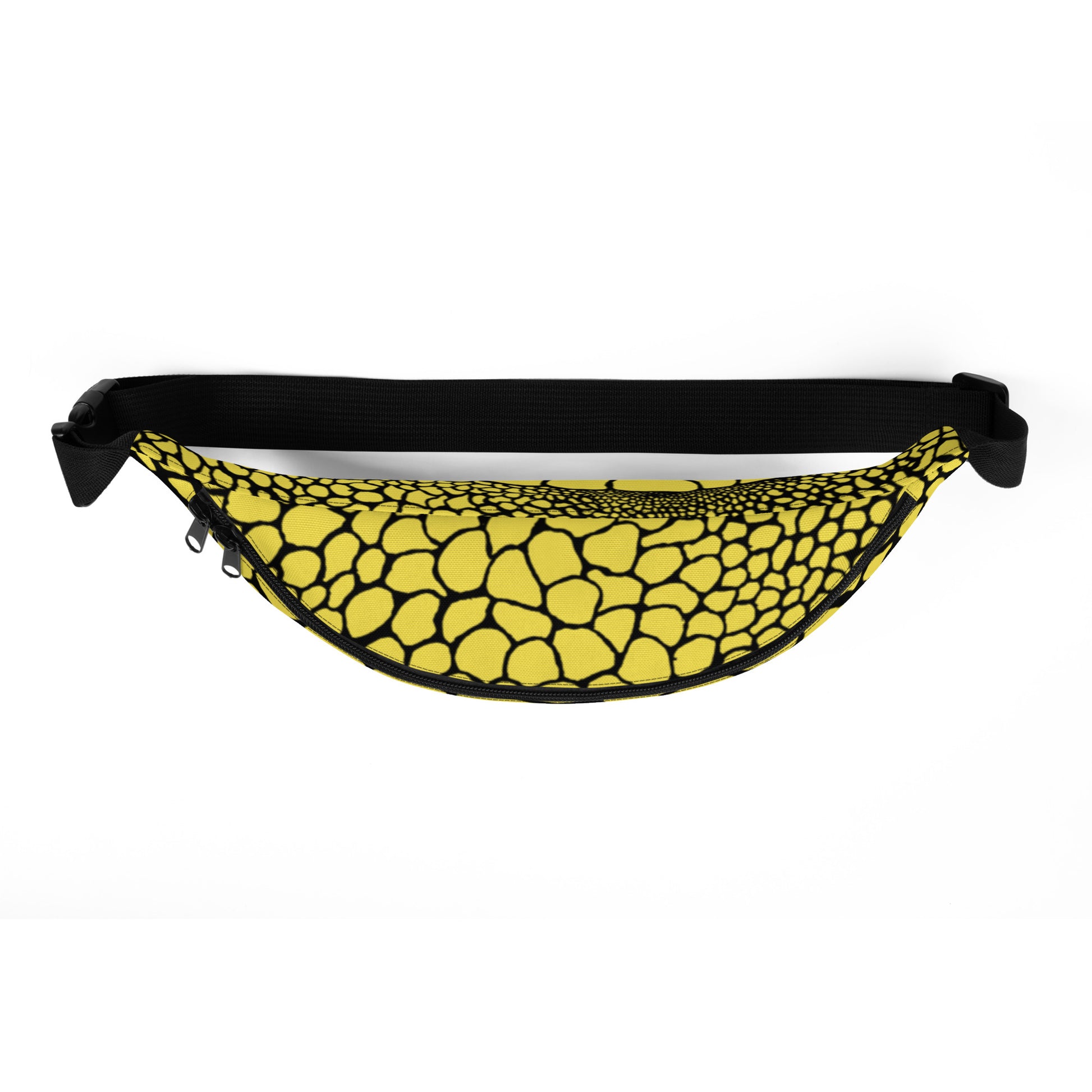 Wild Fanny Pack (Paris Daisy Yellow) | Colorful Organic Print | Festival Bum Bag | Belt Bag | Waist Pack | - Comfortable Culture - Fanny Packs - Comfortable Culture