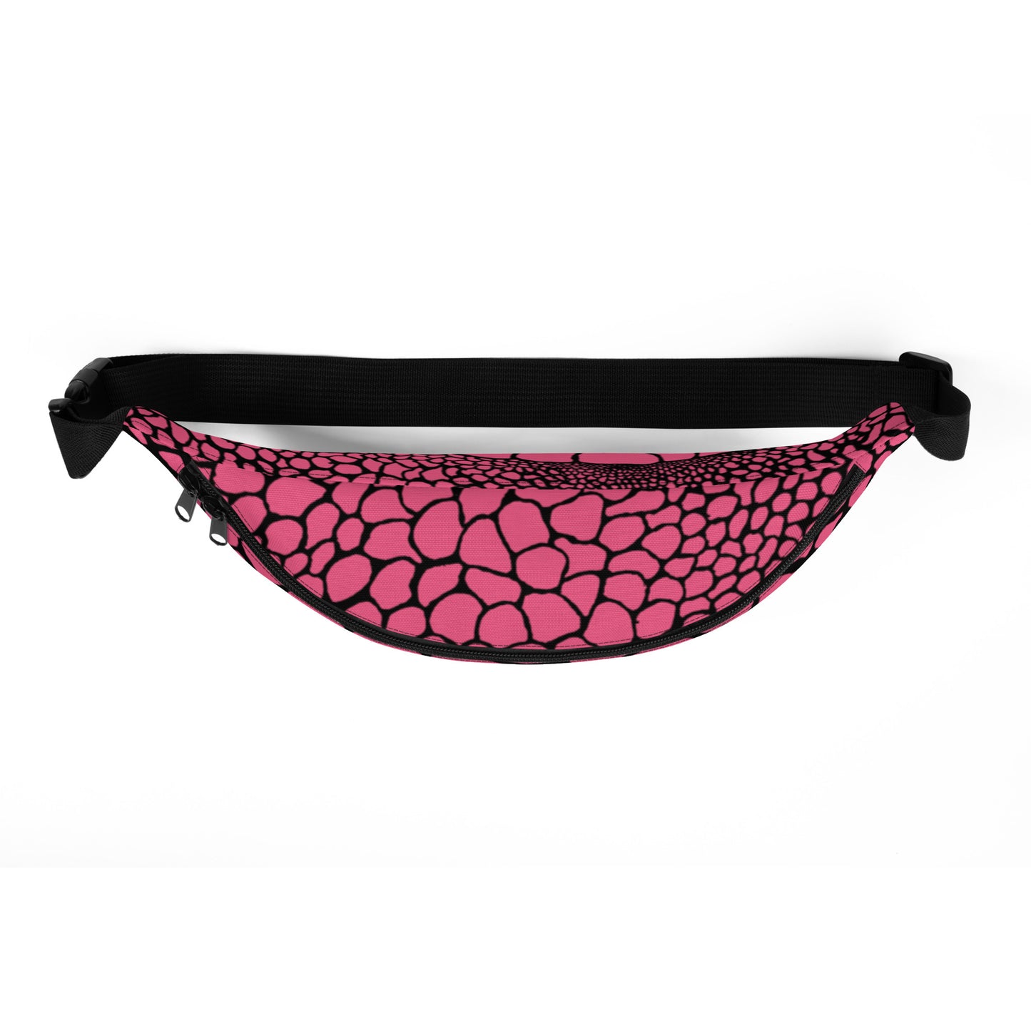 Wild Fanny Pack (Brink Pink) | Colorful Organic Print | Festival Bum Bag | Belt Bag | Waist Pack | - Comfortable Culture - Fanny Packs - Comfortable Culture