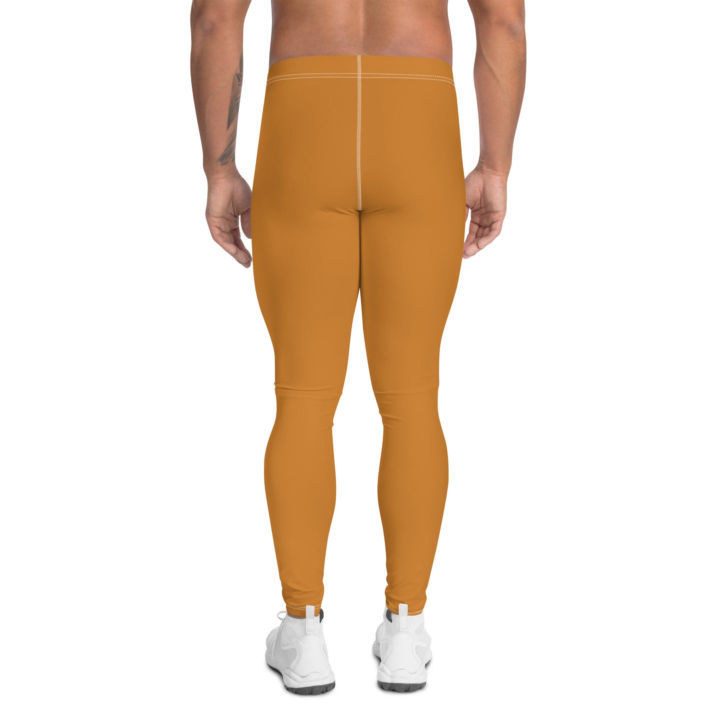 Men's Athletic Leggings (Orange)