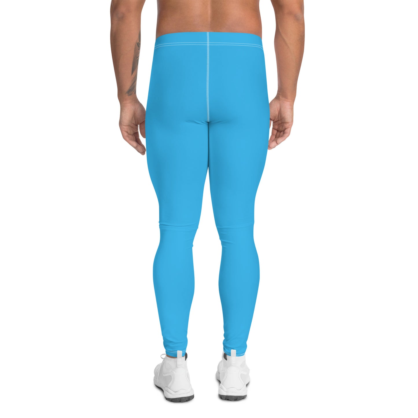 Men's Athletic Leggings (Sky Blue)