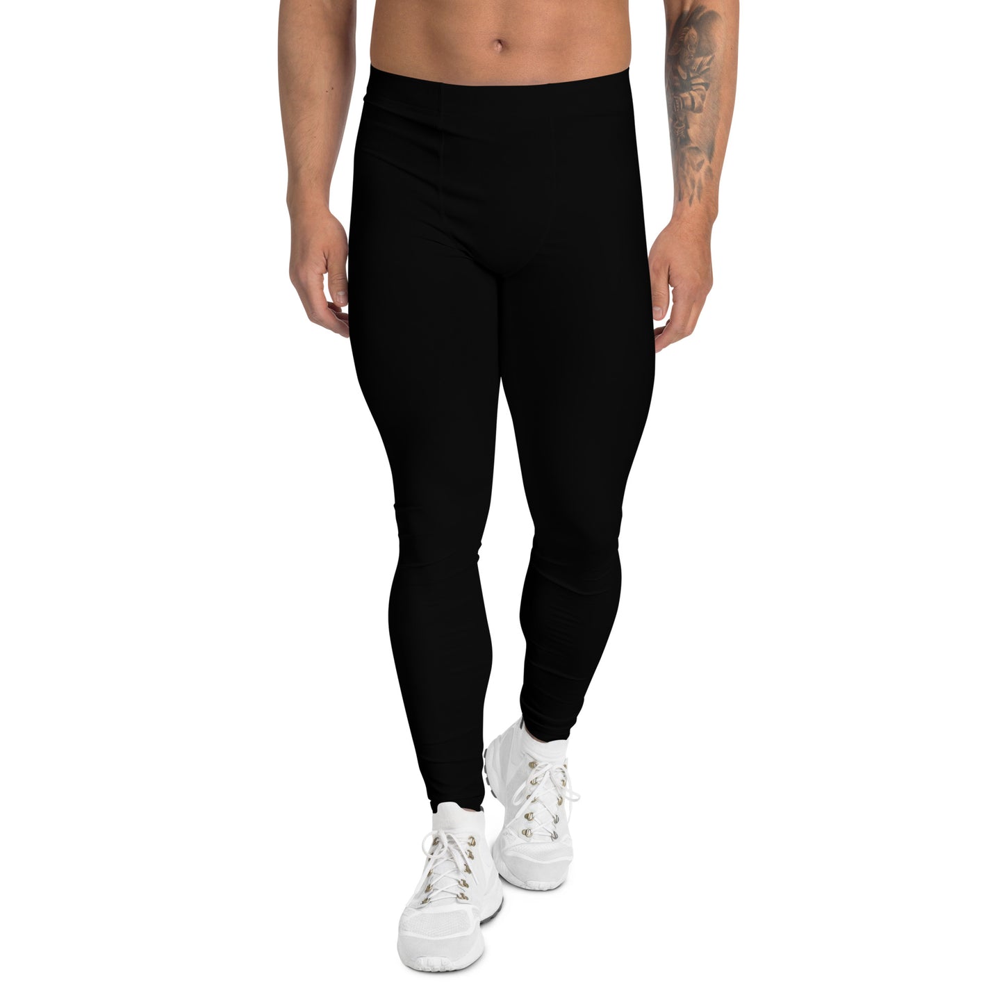Men's Athletic Leggings (Black)