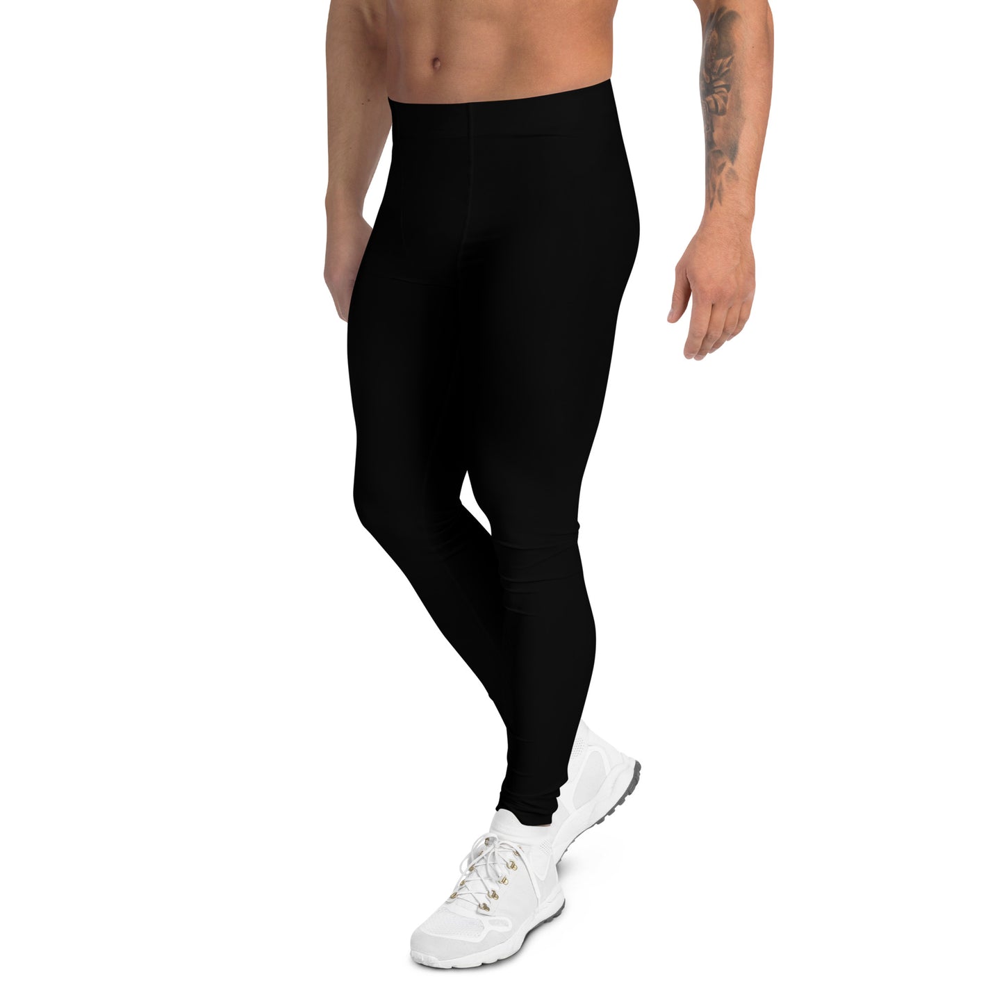 Men's Athletic Leggings (Black)