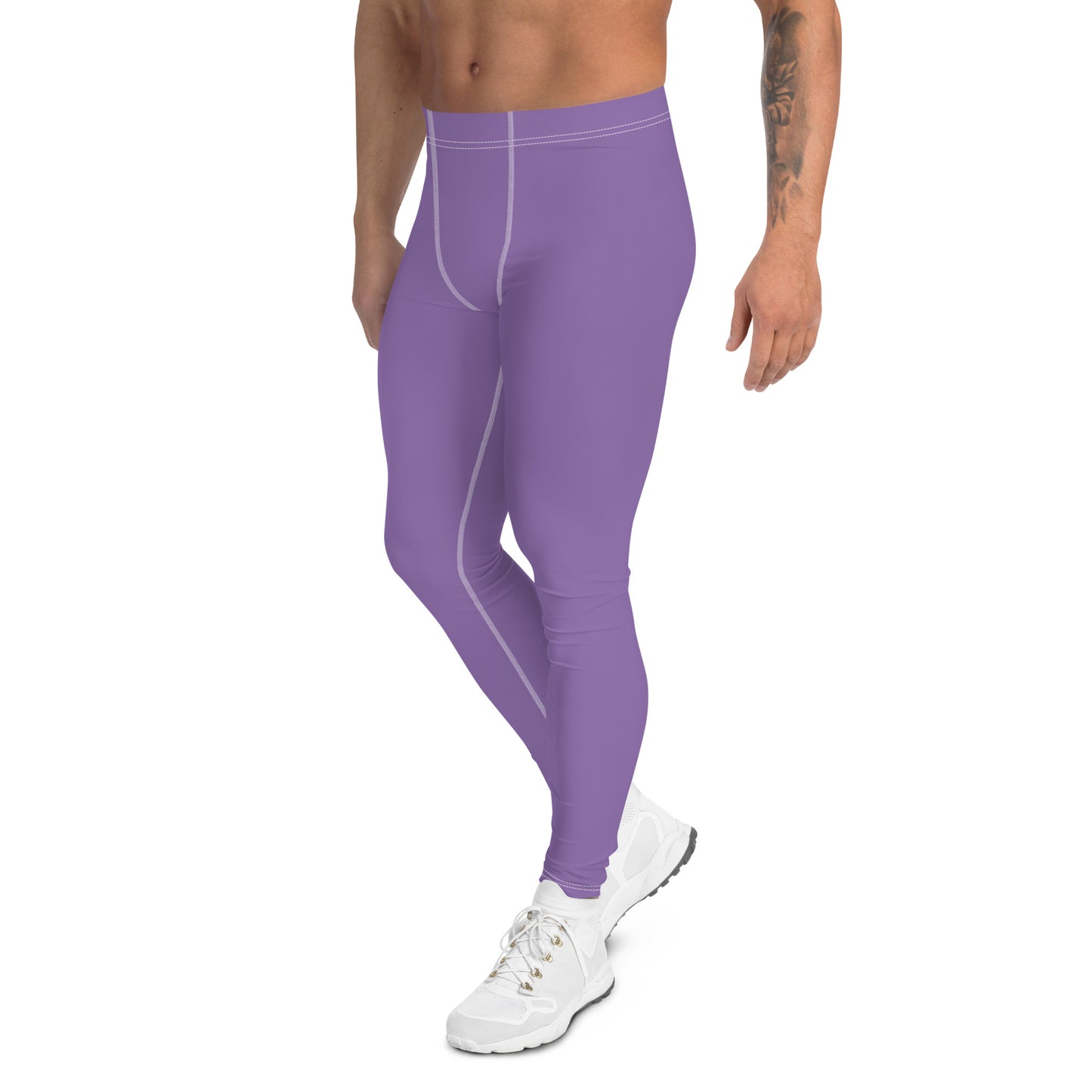Men's Athletic Leggings (Lavender)
