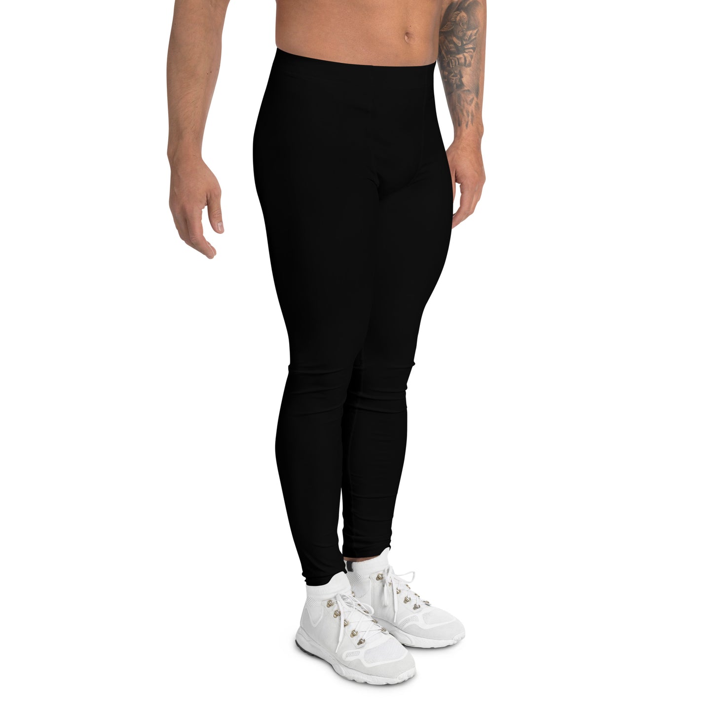 Men's Athletic Leggings (Black)