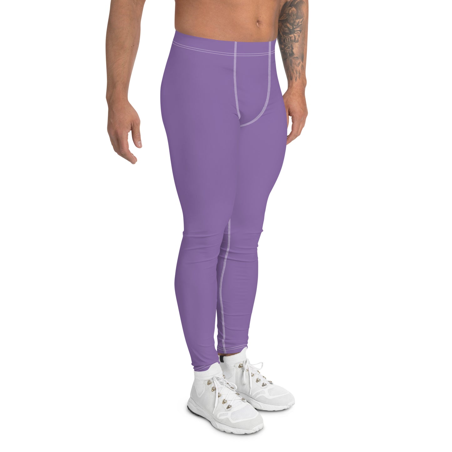 Men's Athletic Leggings (Lavender)