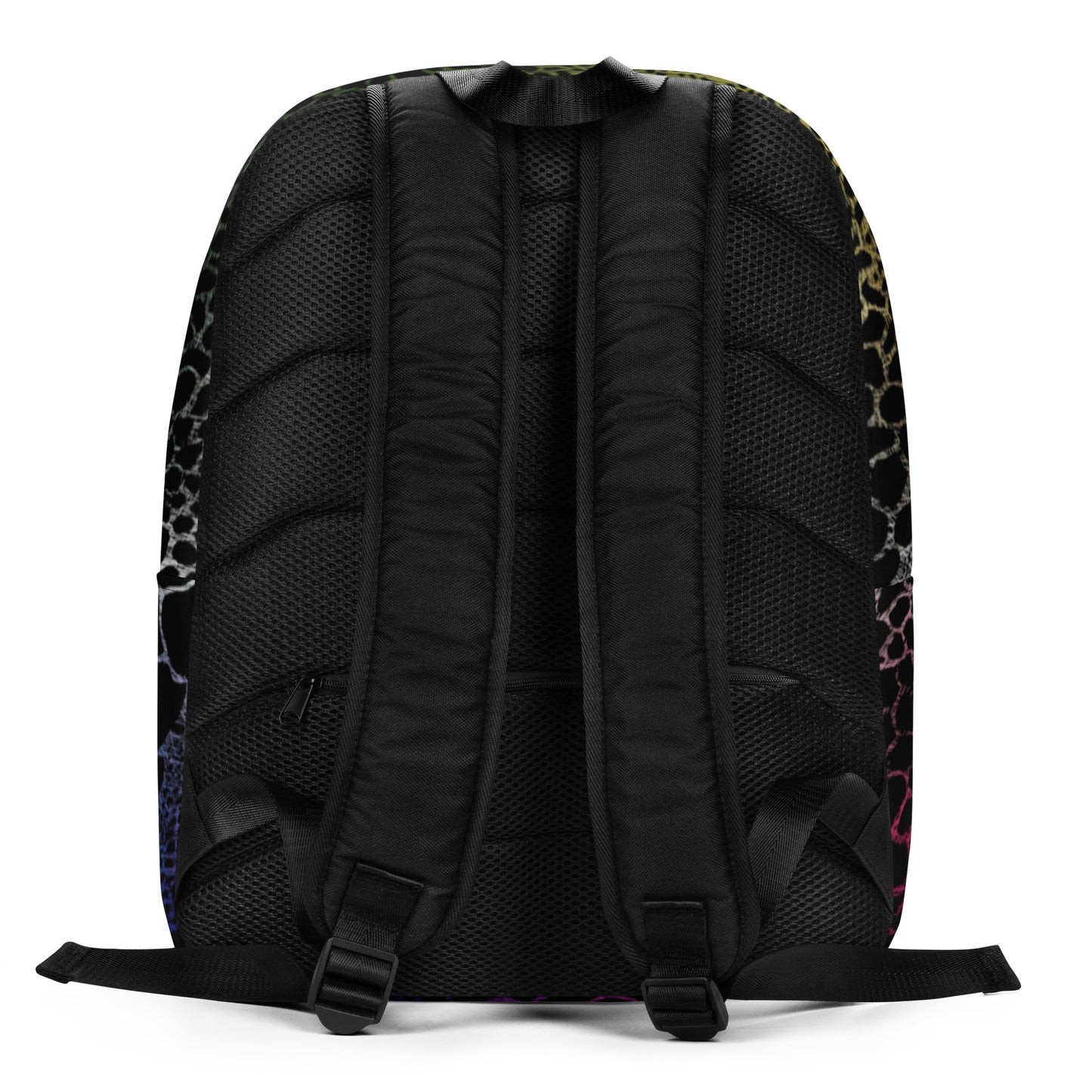 Wild Rainbow Outline | Modern & Minimalist Water-Resistant Laptop Backpack with Hidden Pocket | - Comfortable Culture - Backpacks - Comfortable Culture