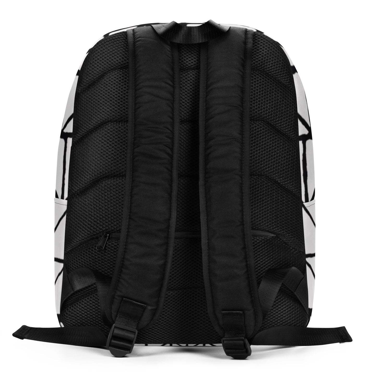 Tribal Print Black and White Minimalist Backpack | Modern & Minimalist Water-Resistant Laptop Backpack with Hidden Pocket | - Comfortable Culture - Backpacks - Comfortable Culture