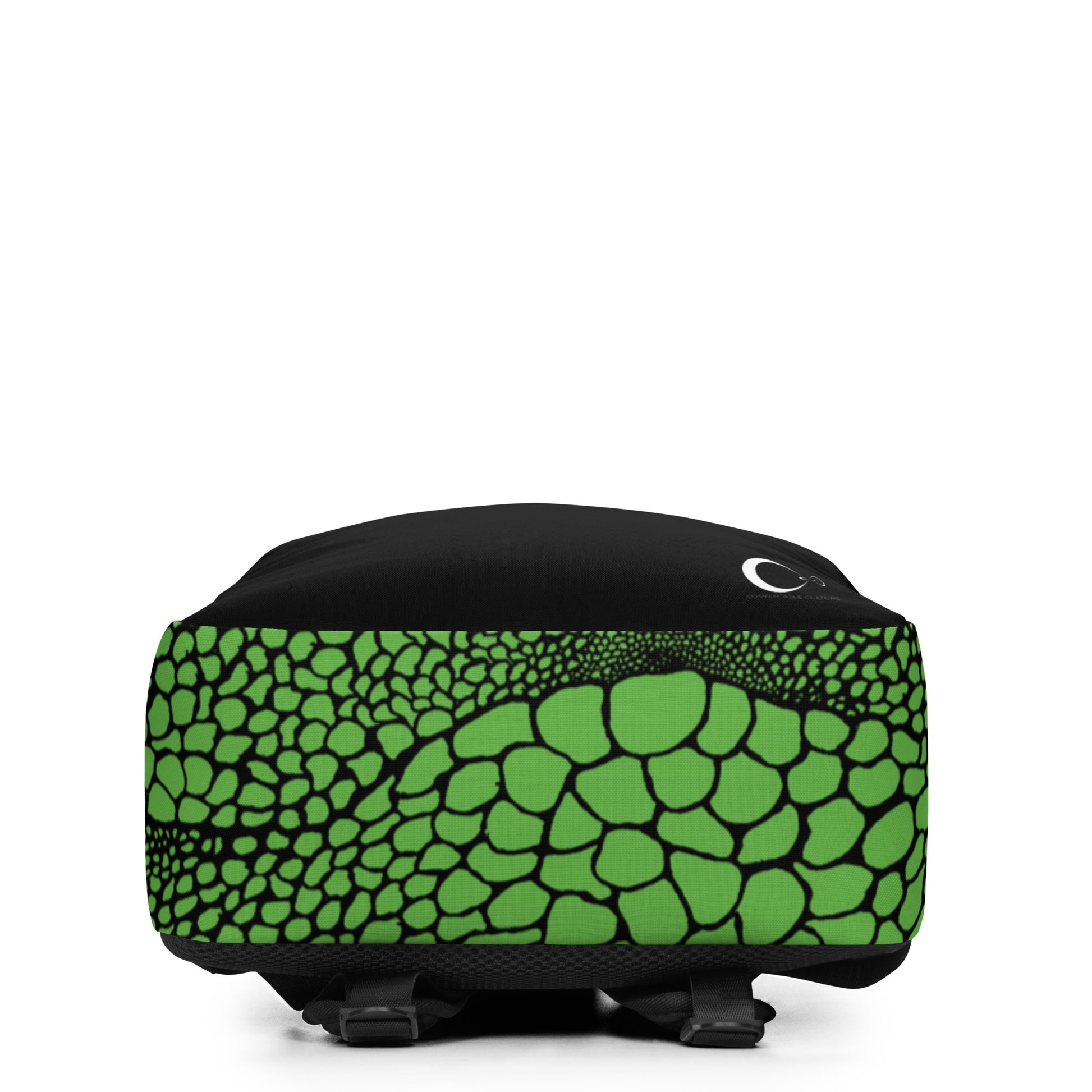 Wild Green Organic Print Backpack | Modern & Minimalist Water-Resistant Laptop Backpack with Hidden Pocket | - Comfortable Culture - Backpacks - Comfortable Culture
