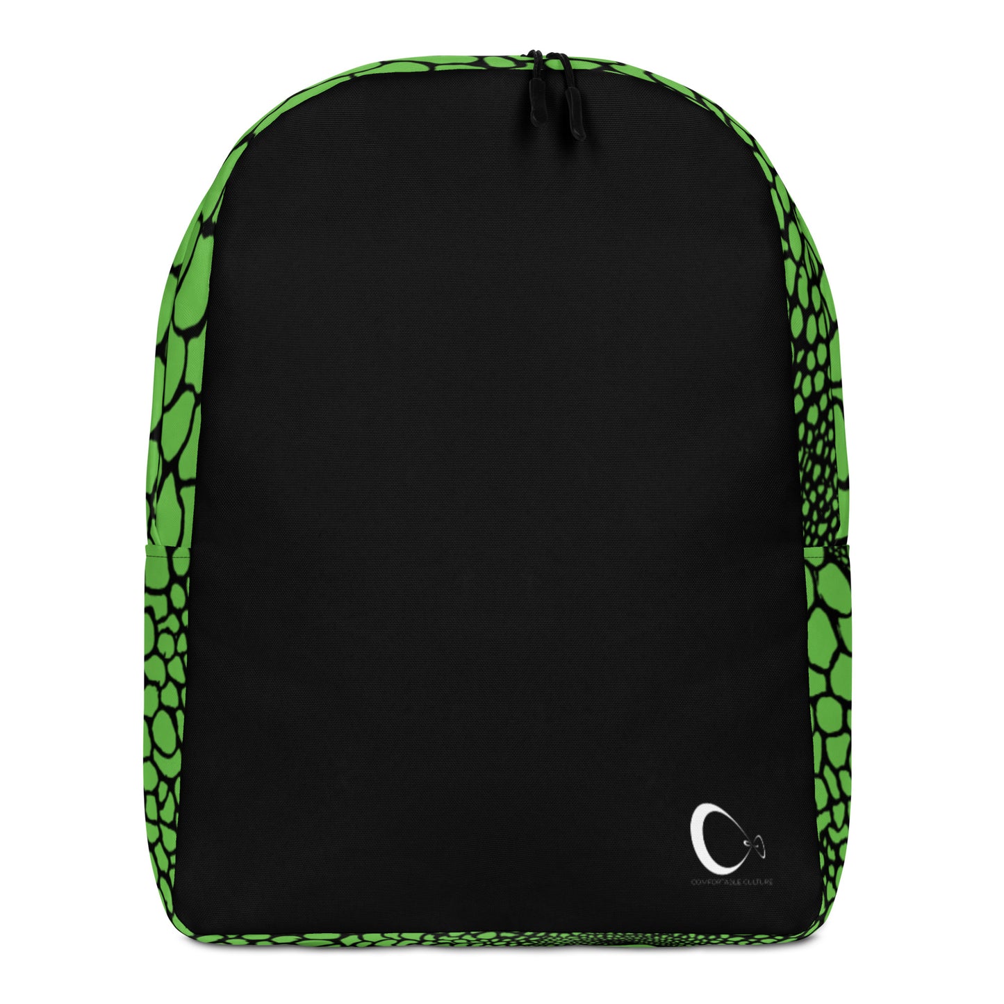 Wild Green Organic Print Backpack | Modern & Minimalist Water-Resistant Laptop Backpack with Hidden Pocket | - Comfortable Culture - Backpacks - Comfortable Culture