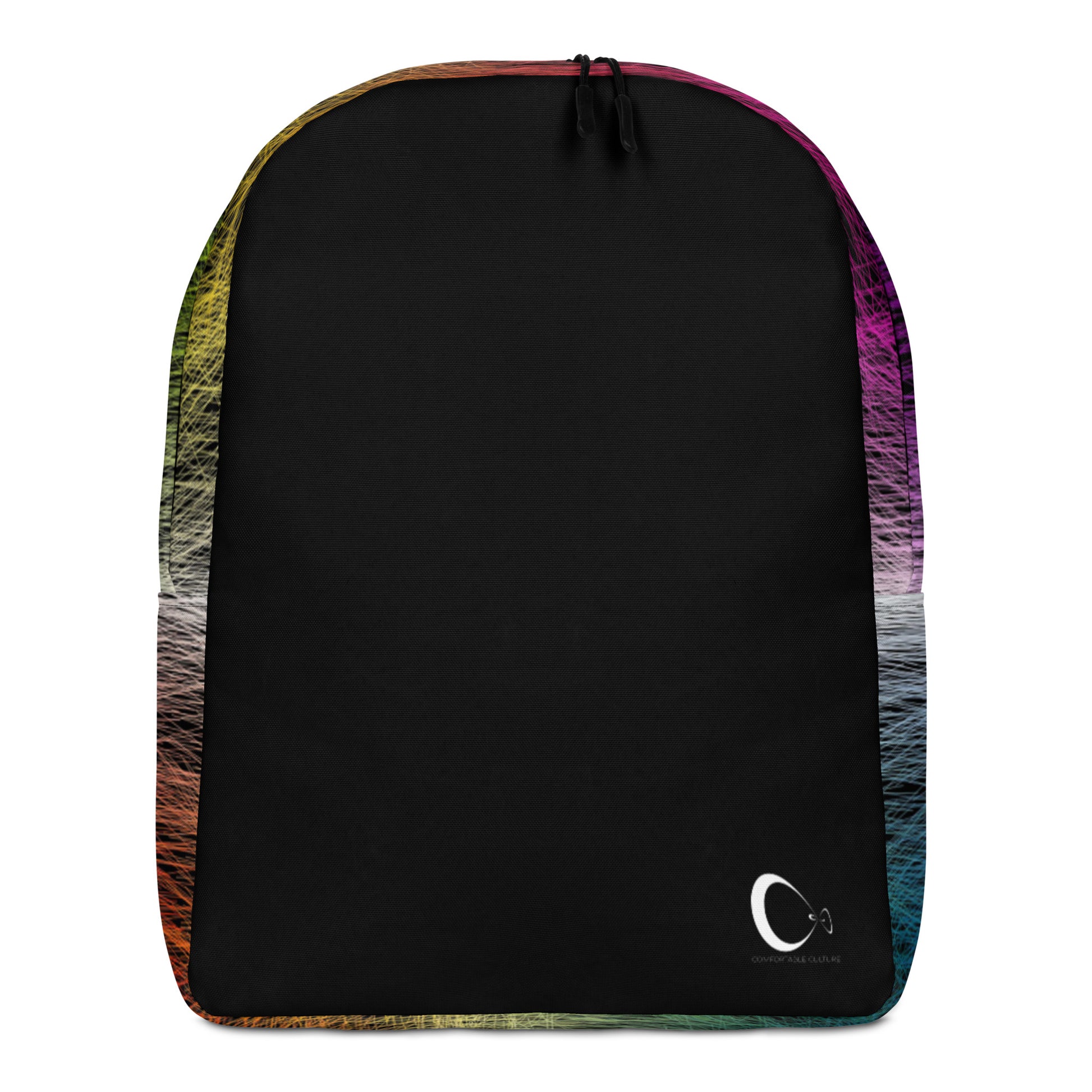 Wild Rainbow Minimalist Backpack | Modern & Minimalist Water-Resistant Laptop Backpack with Hidden Pocket | - Comfortable Culture - Backpacks - Comfortable Culture