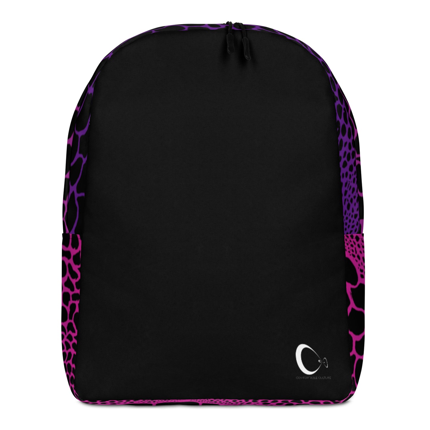 Wild Pinks n Purples Backpack | Modern & Minimalist Water-Resistant Laptop Backpack with Hidden Pocket | - Comfortable Culture - Backpacks - Comfortable Culture