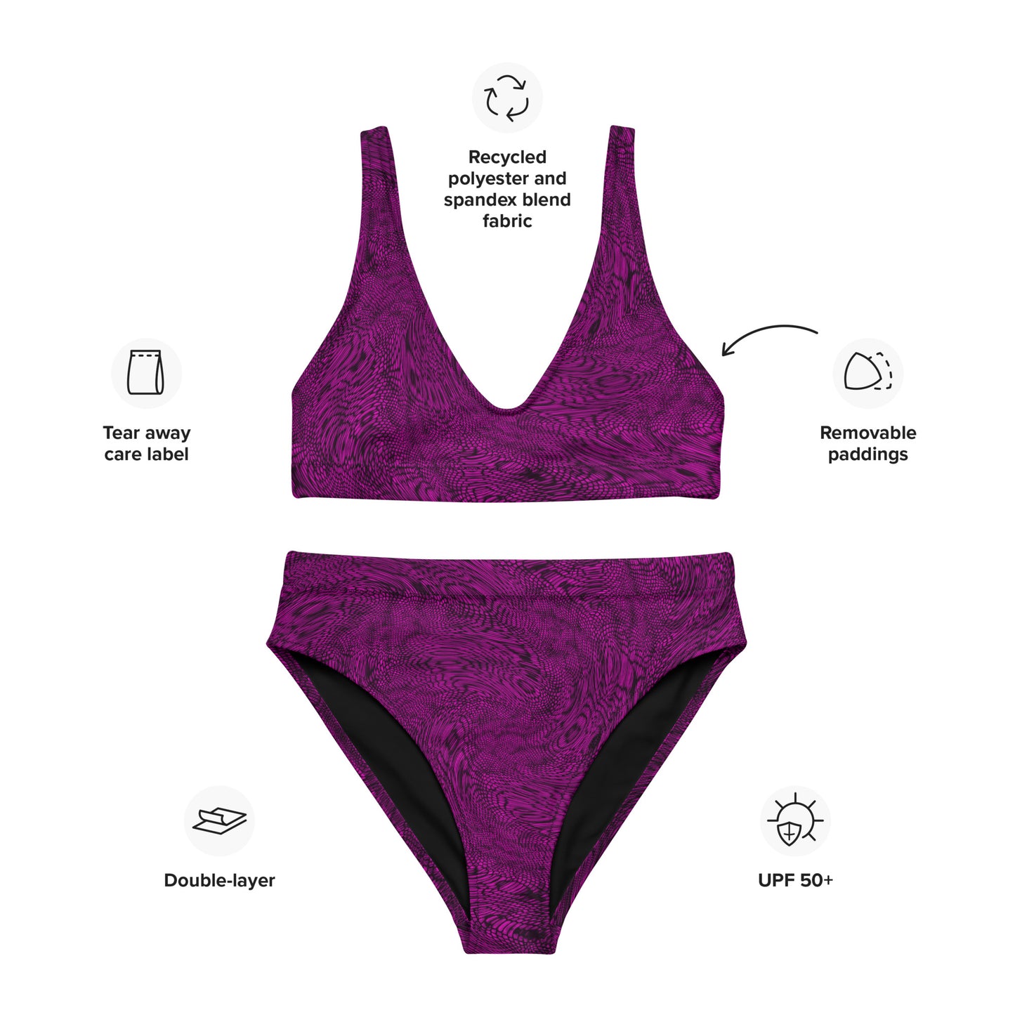 Fractal Bikini (Magenta)