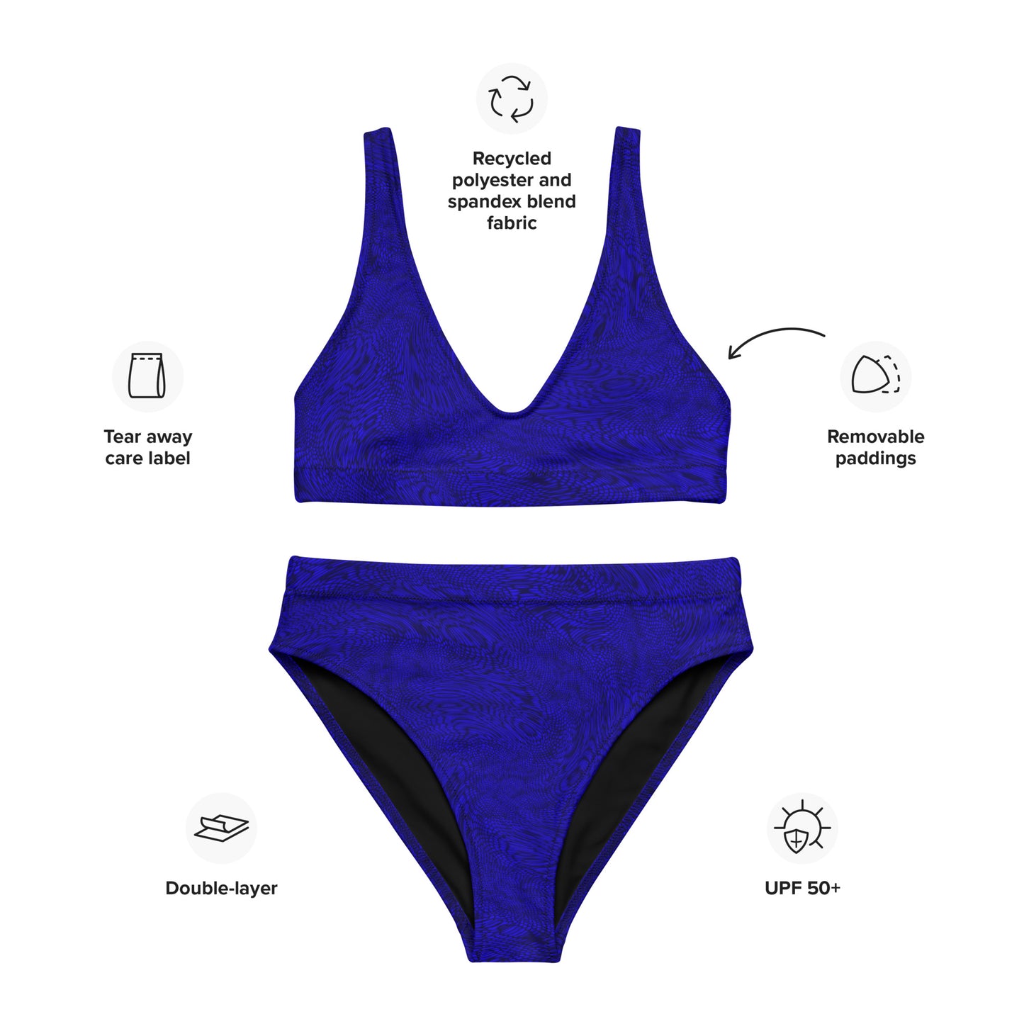 Fractal Bikini (Blue)