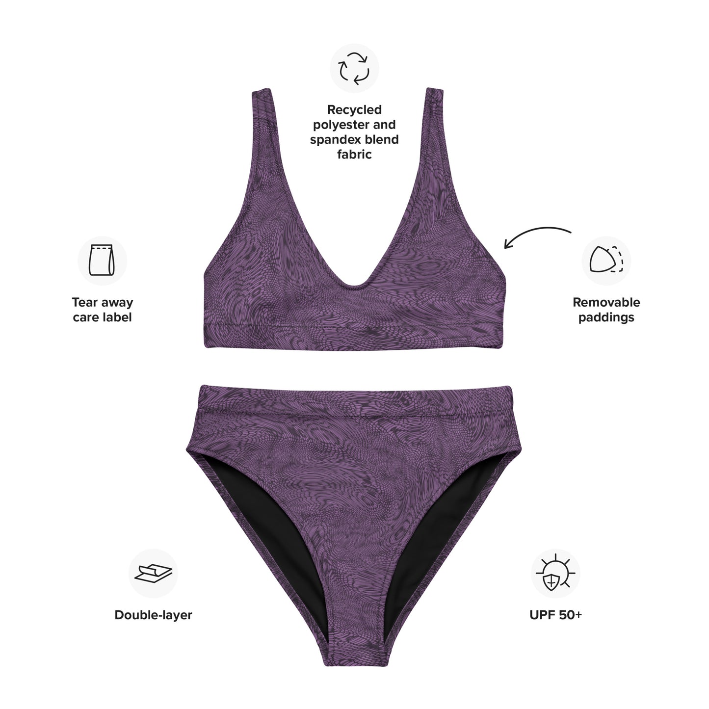 Fractal Bikini (Lavender)