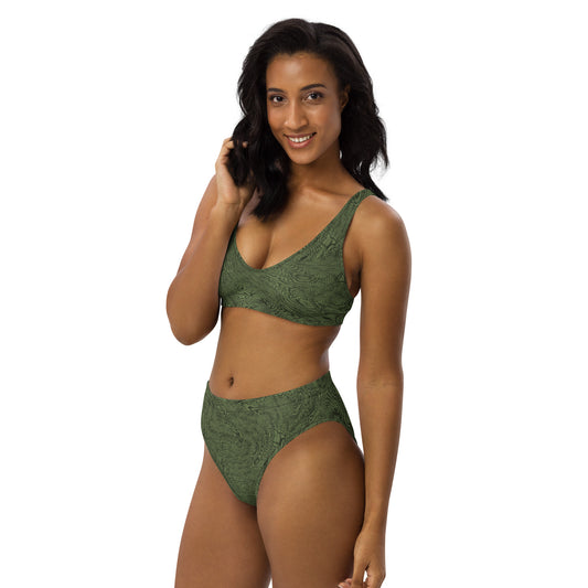 Fractal Bikini (Desert Green)