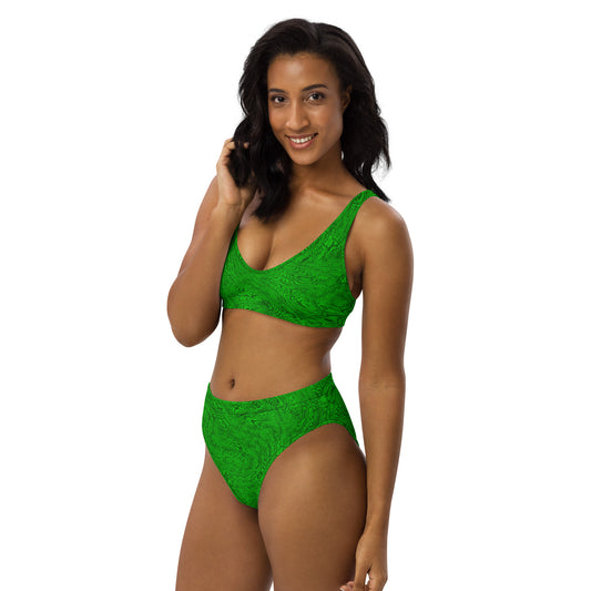 Fractal Bikini (Lime Green)