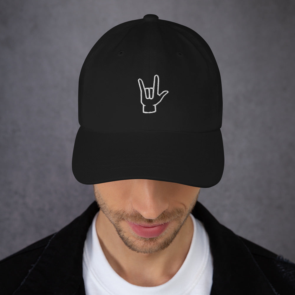 ILY Dad Hat - Comfortable Culture - Black - Hats - Comfortable Culture