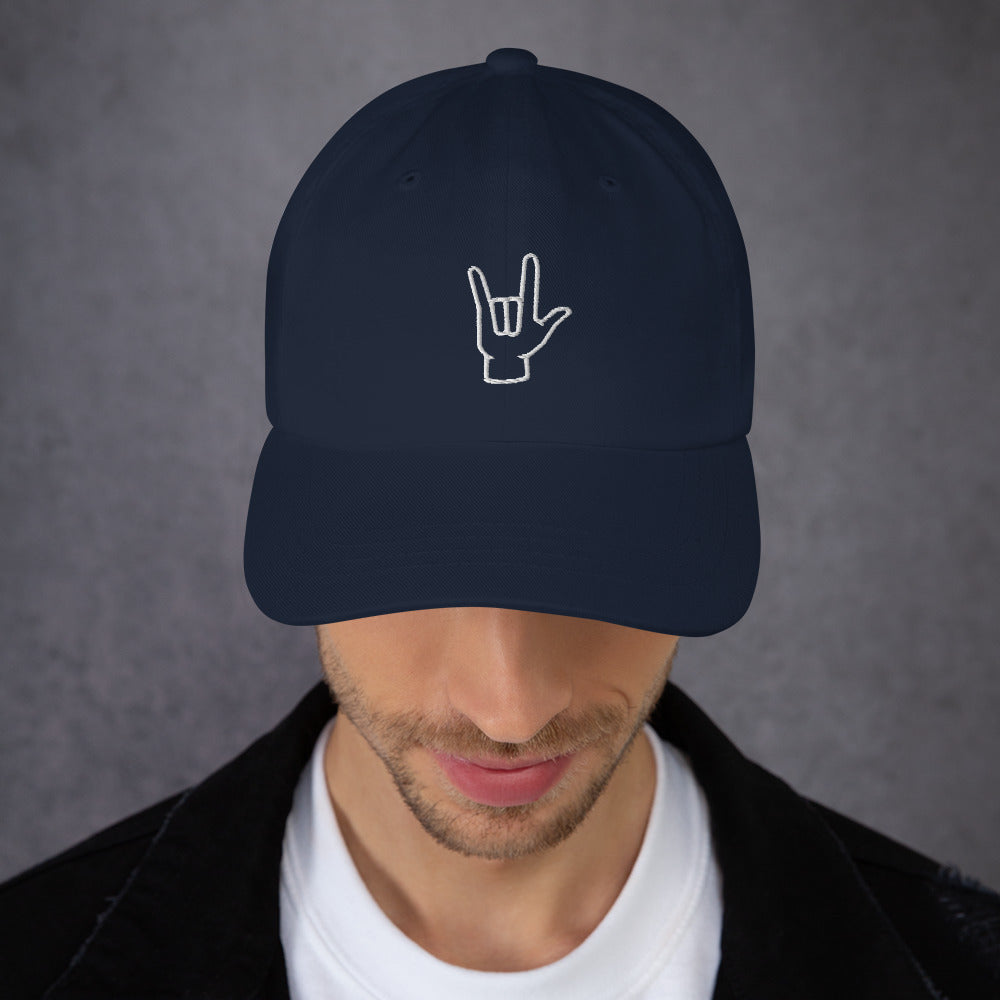 ILY Dad Hat - Comfortable Culture - Navy - Hats - Comfortable Culture