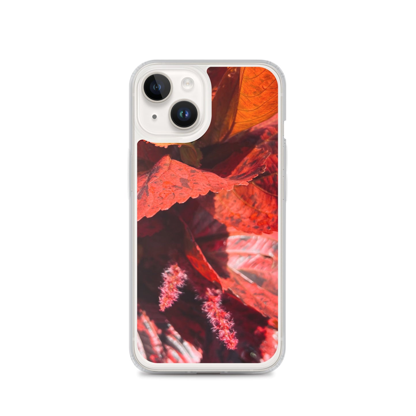 Red Plant Close-up (iPhone Case)