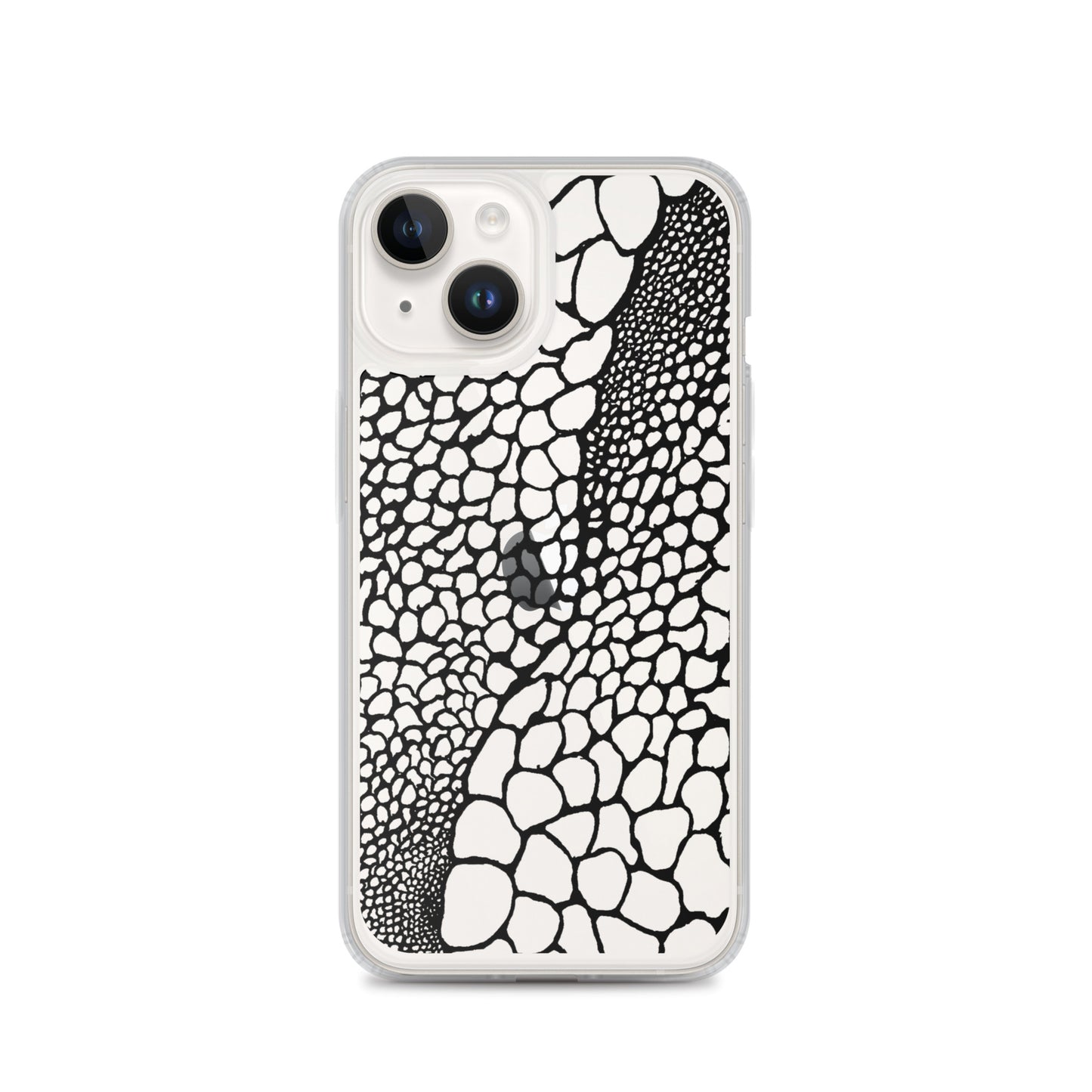 Abstract Bubble (Clear iPhone Case)