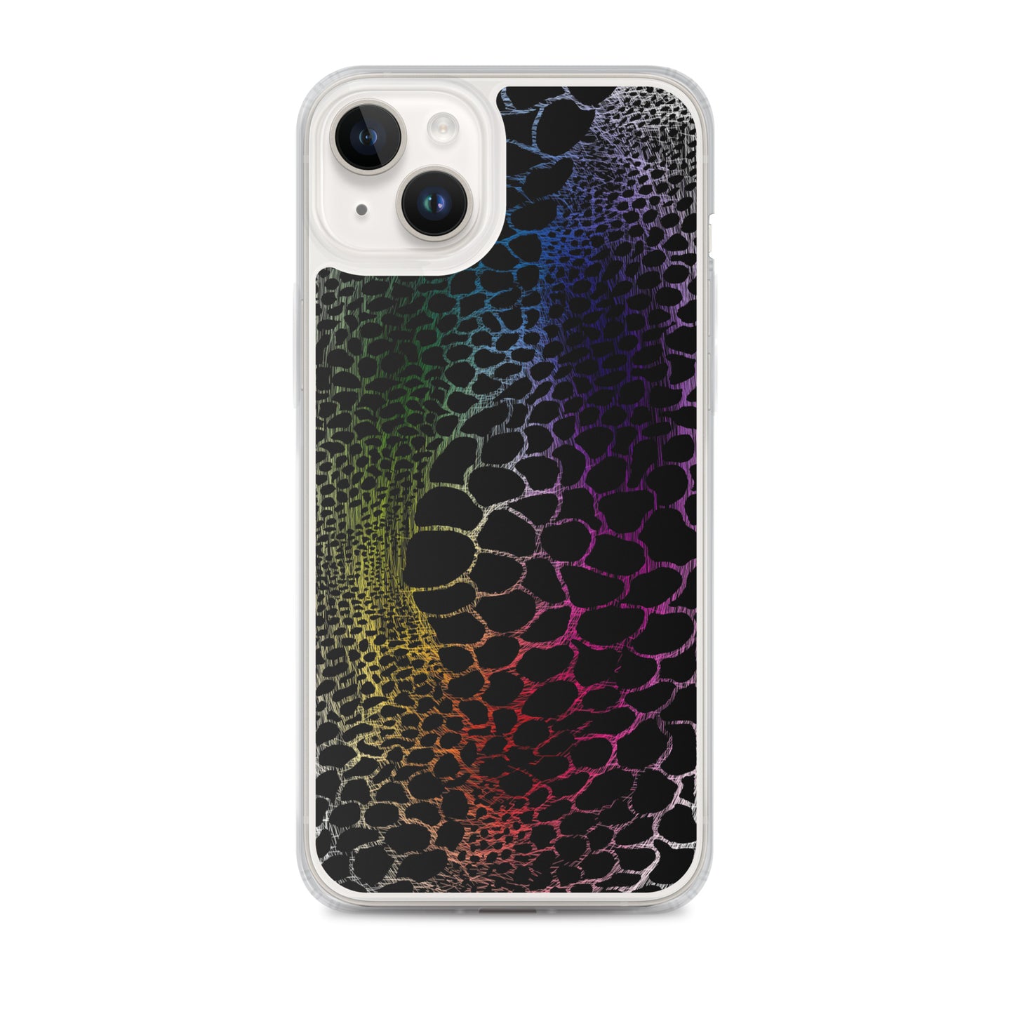 Wild Rainbow Outline (iPhone Case)