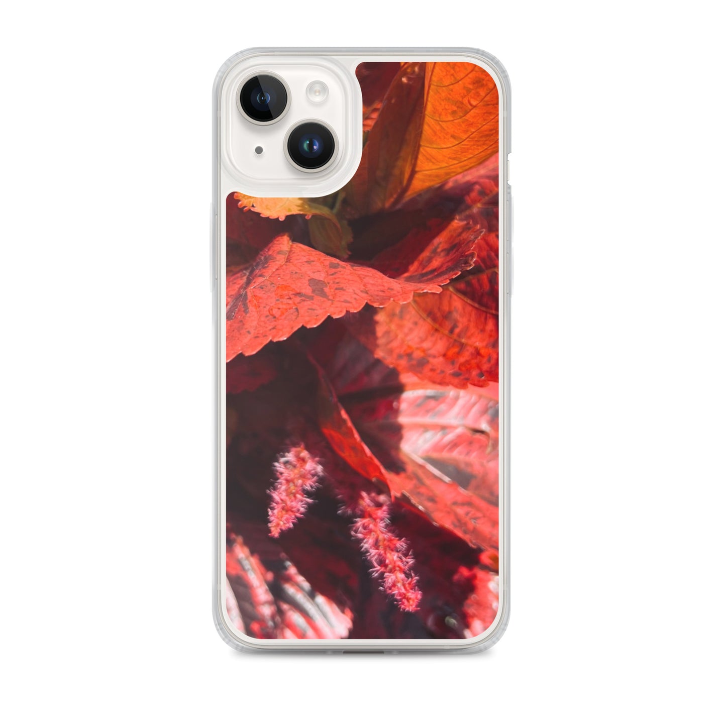 Red Plant Close-up (iPhone Case)