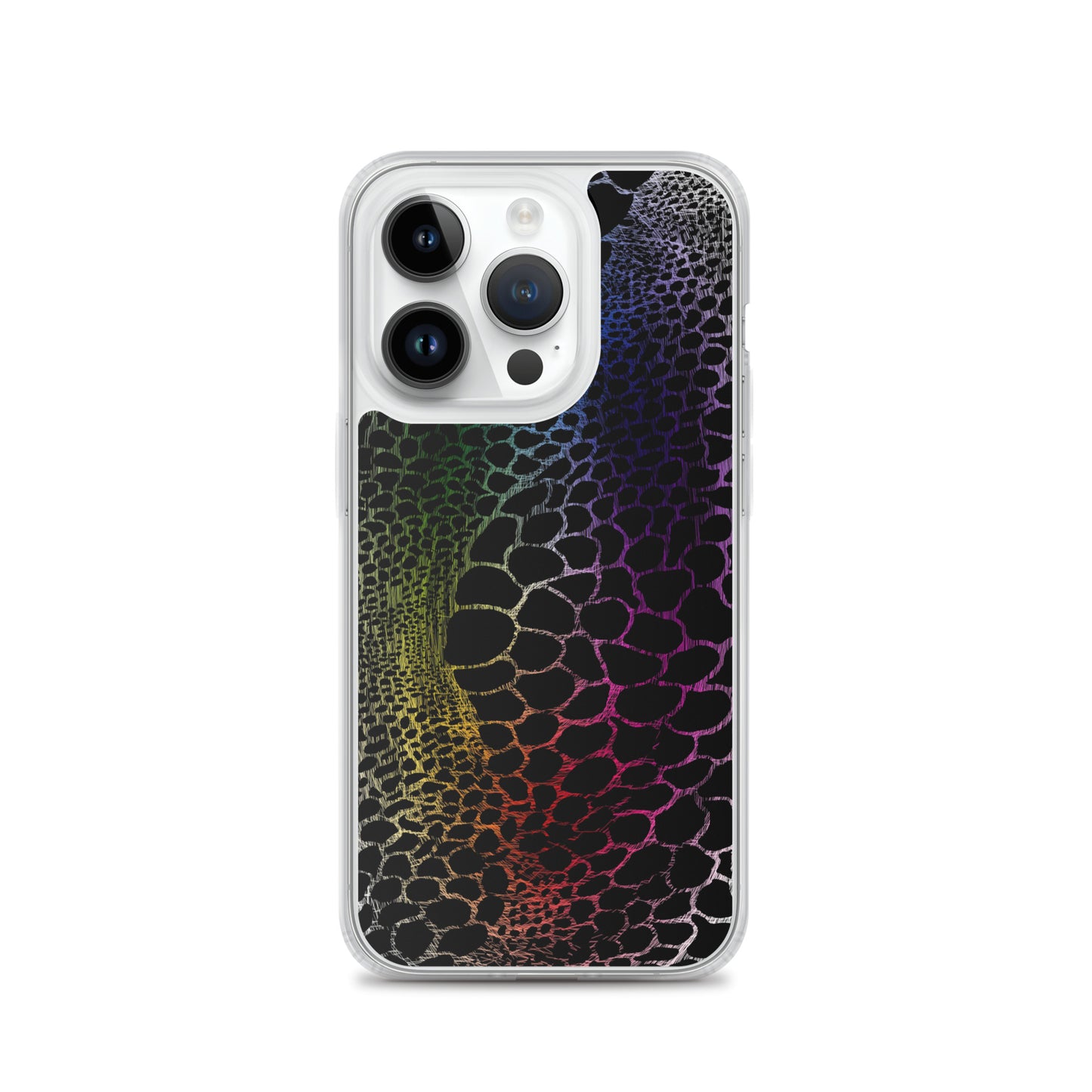 Wild Rainbow Outline (iPhone Case)
