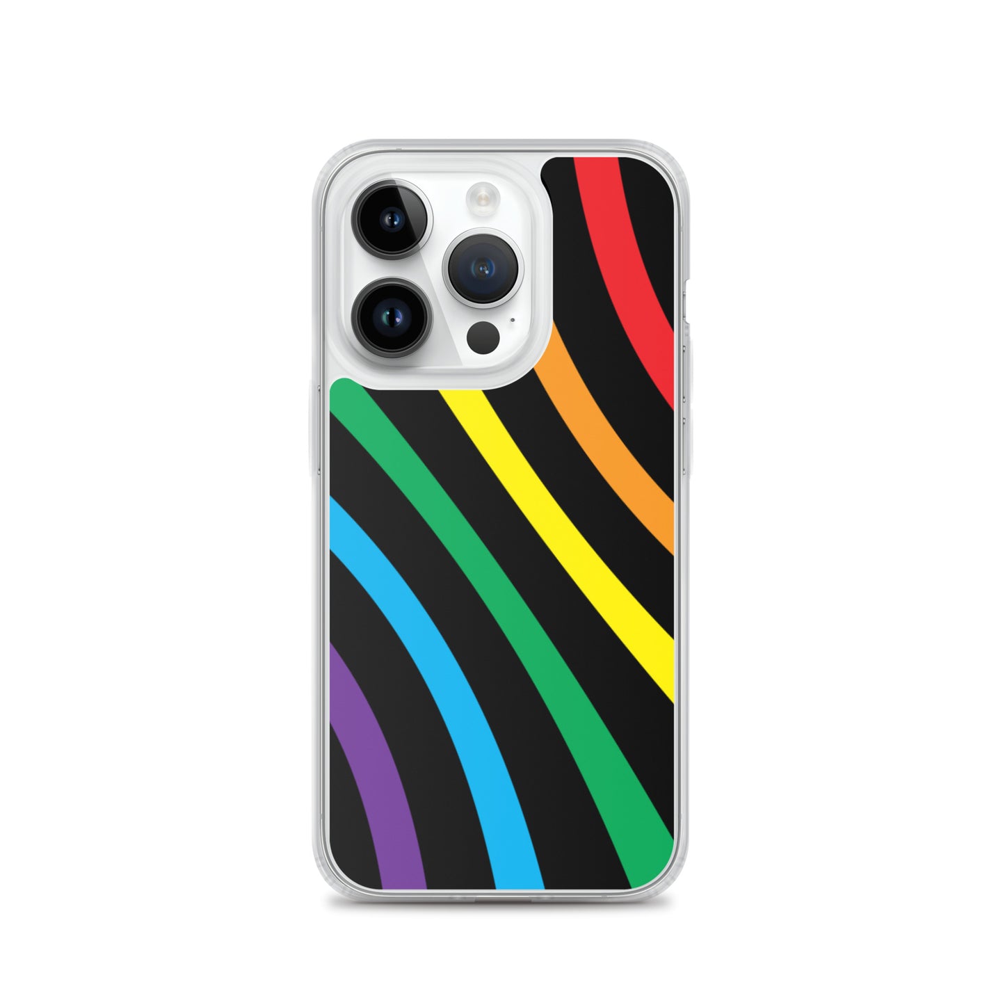 Rainbow Lines iPhone Case