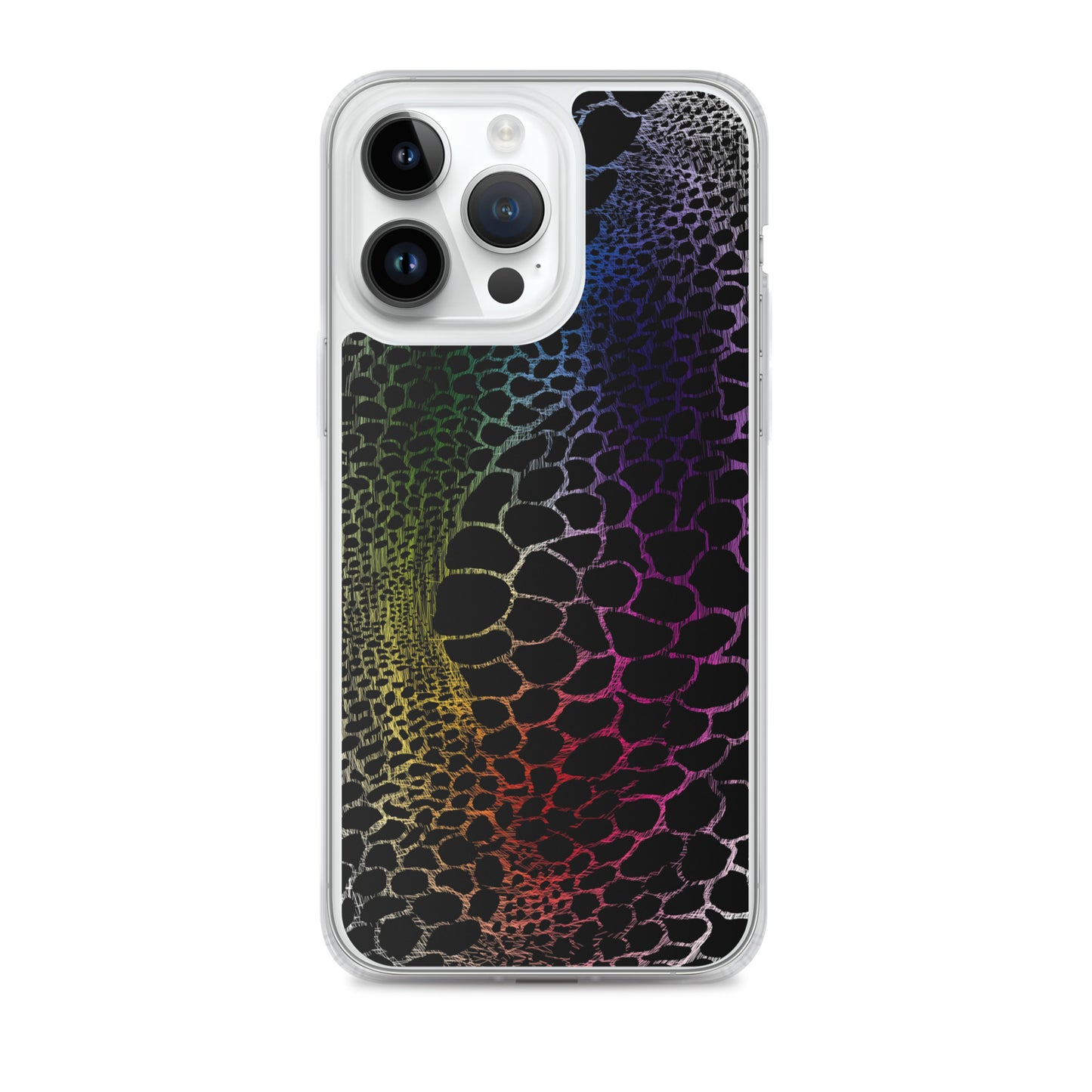 Wild Rainbow Outline (iPhone Case)