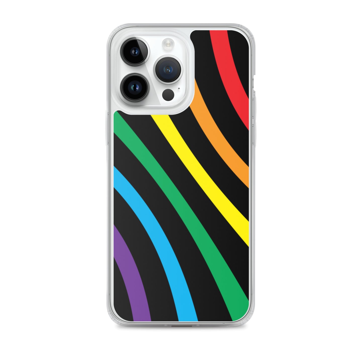 Rainbow Lines iPhone Case