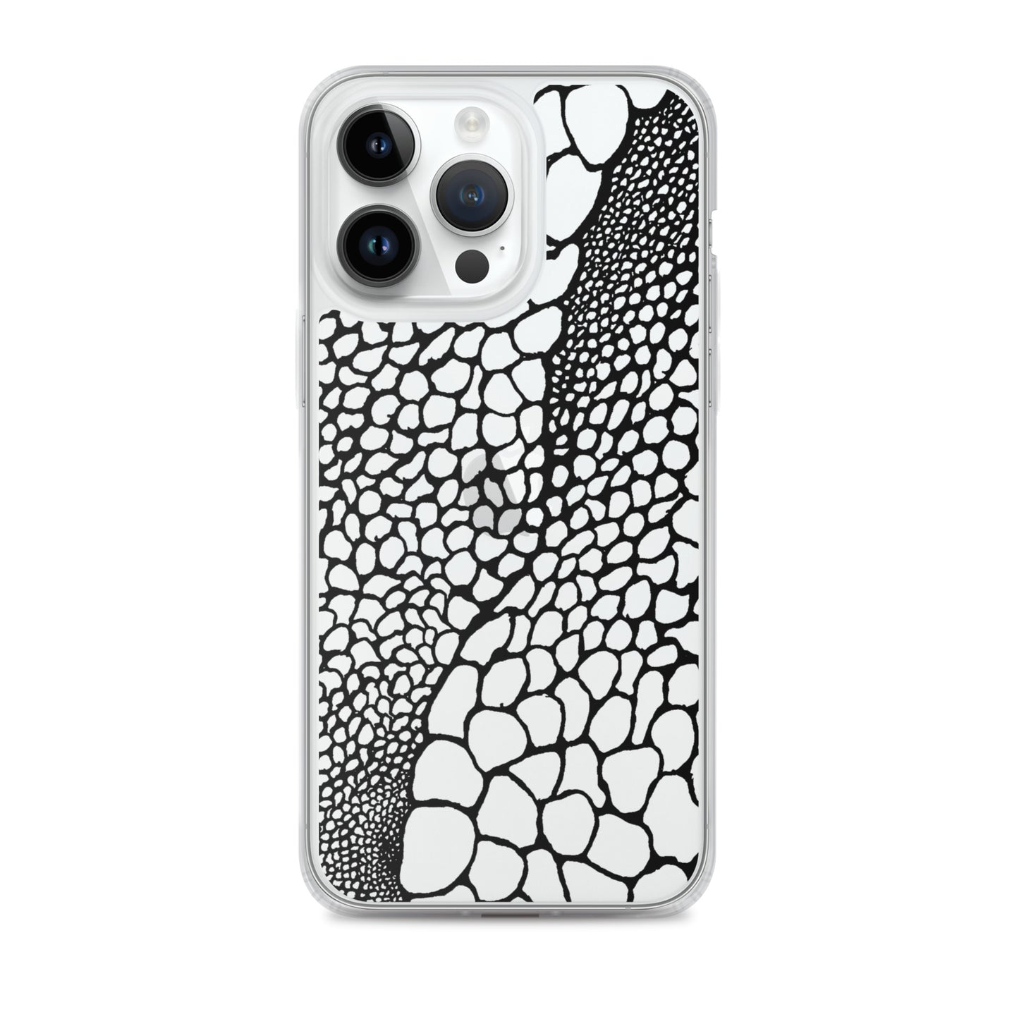 Abstract Bubble (Clear iPhone Case)