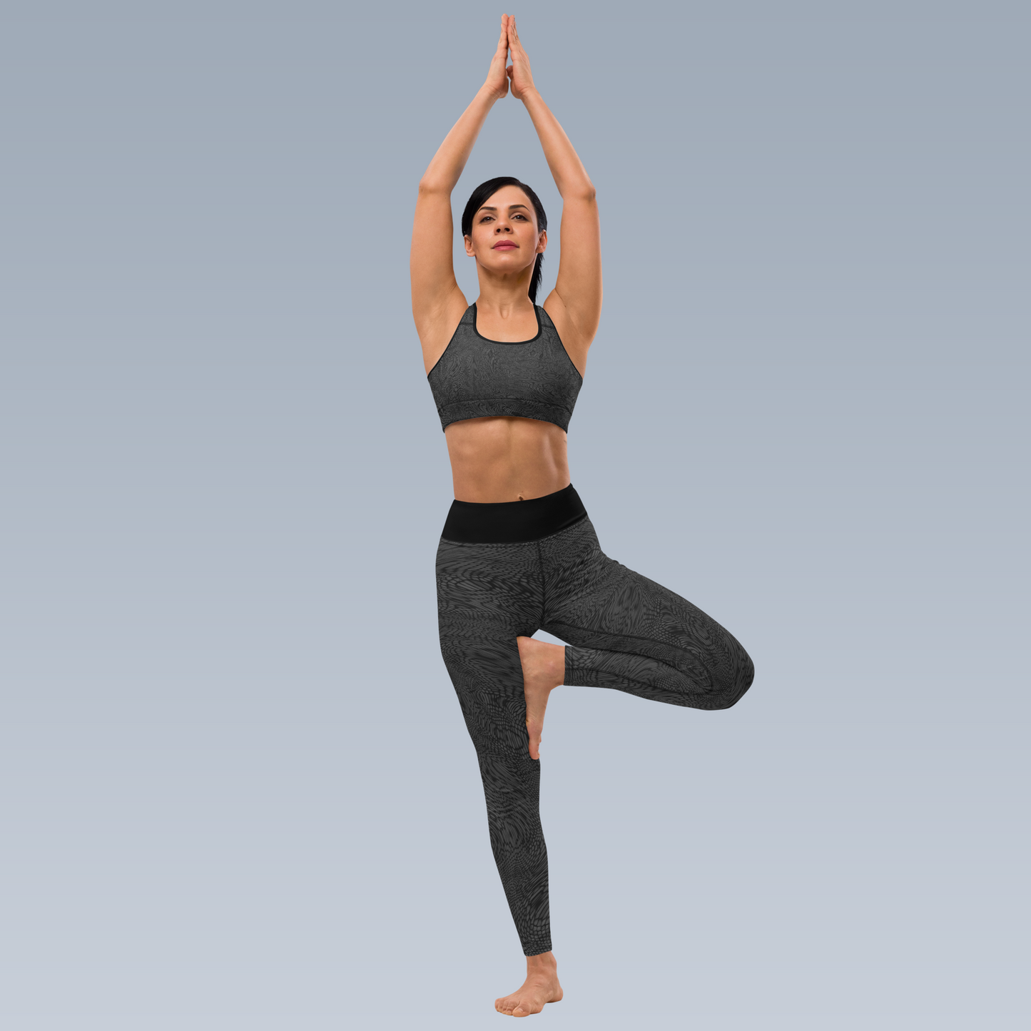 Fractal Sports Bra (Eclipse Grey)