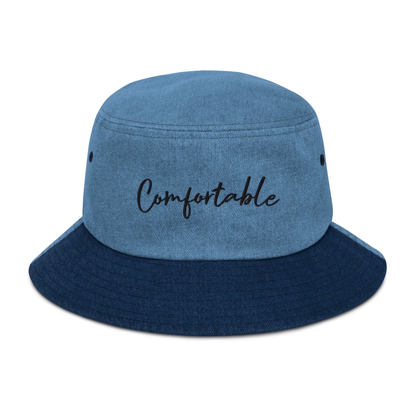 "Comfortable" Denim Bucket Hat - Comfortable Culture - Classic / Light Deni - Hats - Comfortable Culture