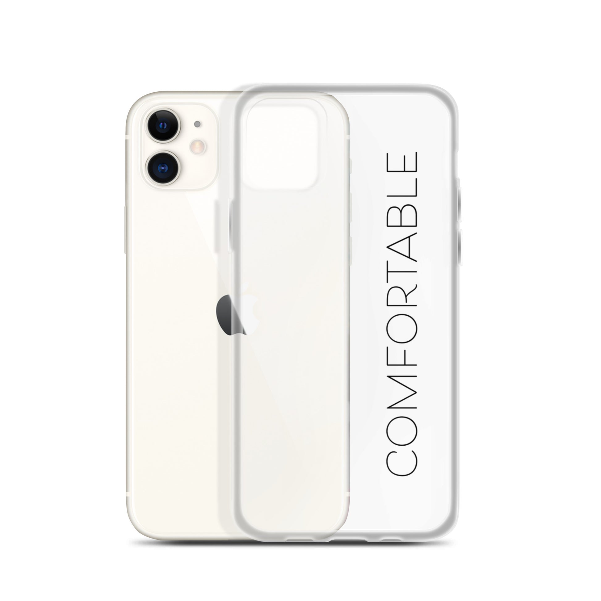 "Comfortable" iPhone Case (Black Text) - Comfortable Culture - Mobile Phone Cases - Comfortable Culture