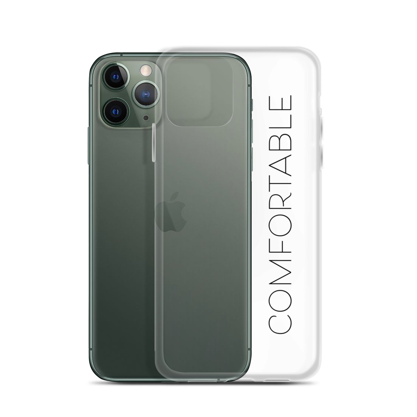 "Comfortable" iPhone Case (Black Text) - Comfortable Culture - Mobile Phone Cases - Comfortable Culture