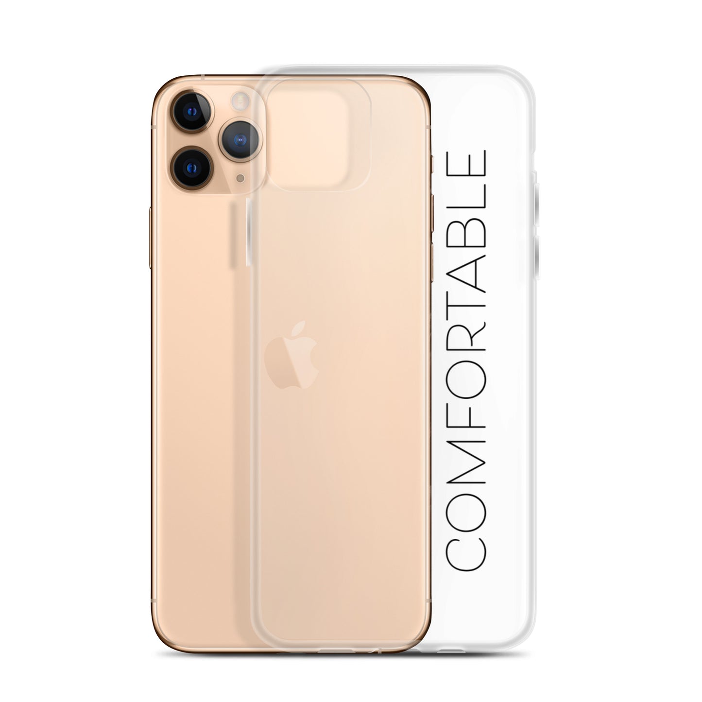 "Comfortable" iPhone Case (Black Text) - Comfortable Culture - Mobile Phone Cases - Comfortable Culture