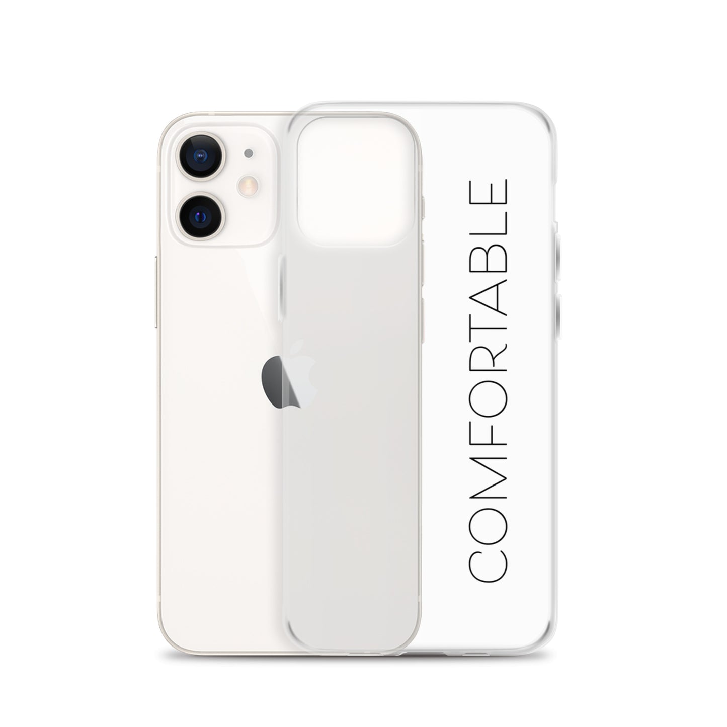"Comfortable" iPhone Case (Black Text) - Comfortable Culture - Mobile Phone Cases - Comfortable Culture